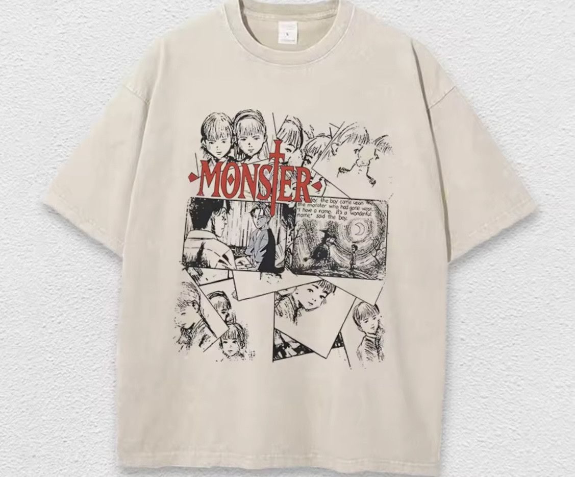 Other Y2K Hip Hop Anime Hero Beige Washed Short Sleeve T-Shirt Size US S / EU 44-46 / 1 - 3 Thumbnail