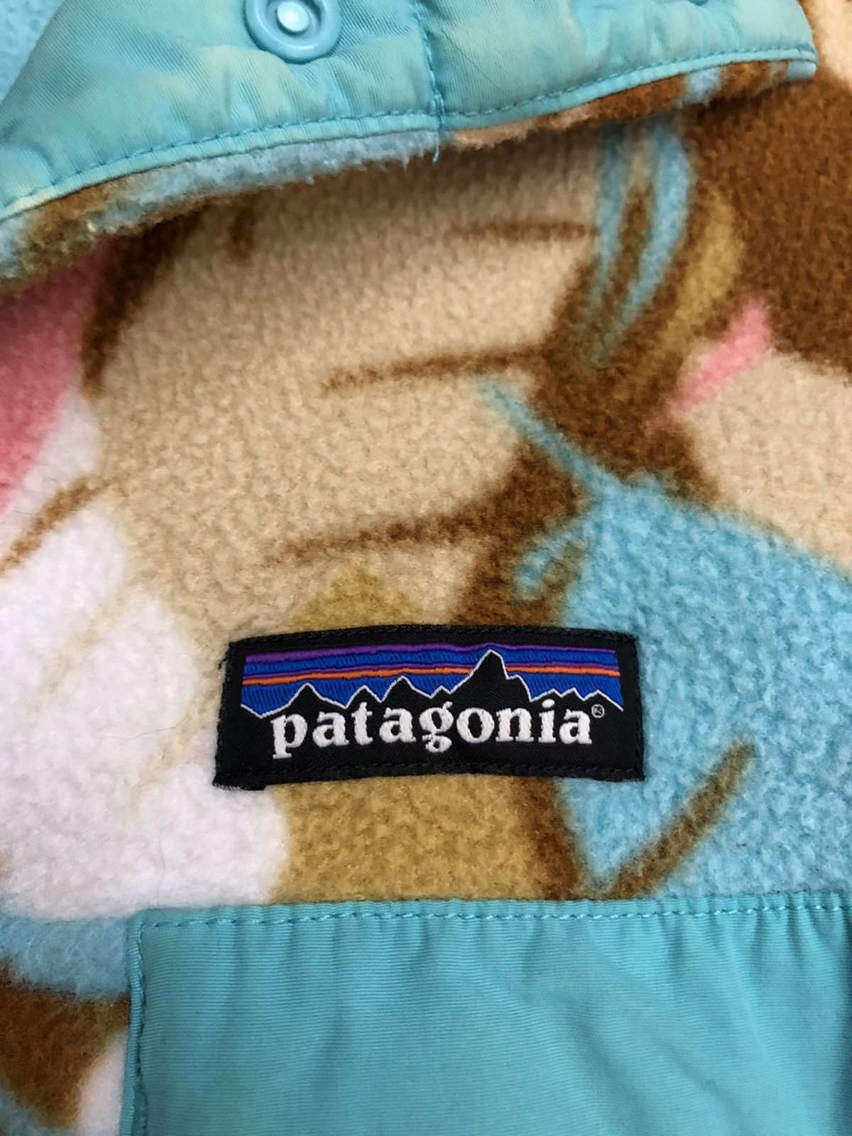 Patagonia Patagonia feather dance bear brown/teal synchilla fleece M Size M / US 6-8 / IT 42-44 - 4 Thumbnail