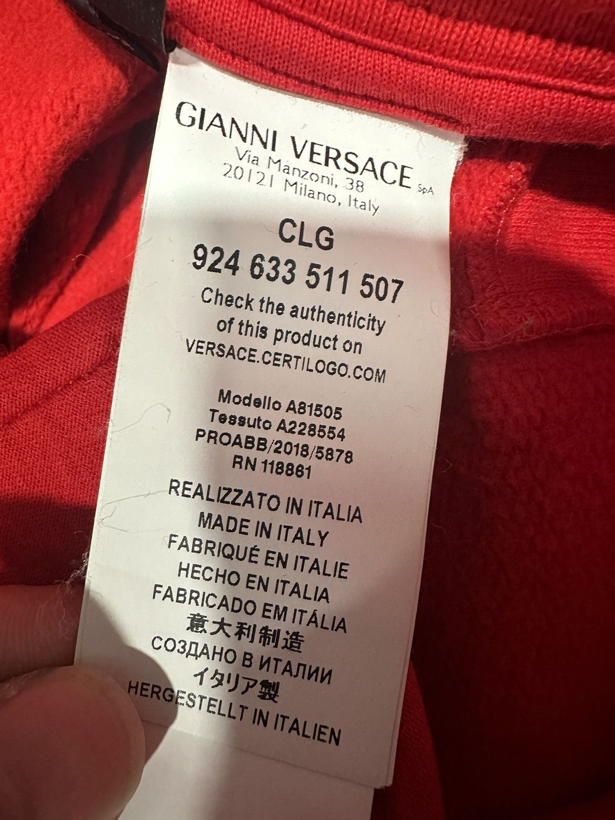 Versace VERSACE GRAPHIC PRINT EMBROIDERED ACCENT SWEATPANTS Size US 34 / EU 50 - 3 Thumbnail
