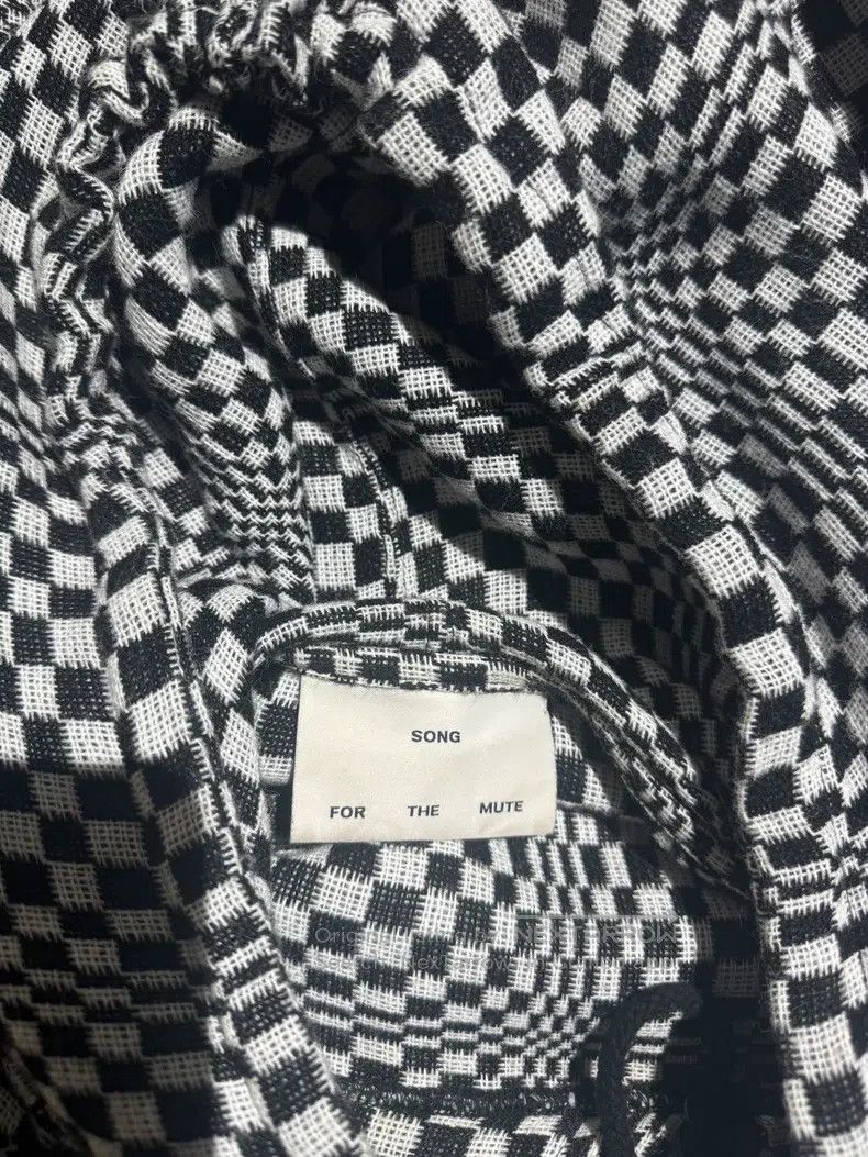 Song For The Mute Song For The Mute Black and White Checkerboard Hoodie Size US M / EU 48-50 / 2 - 7 Thumbnail