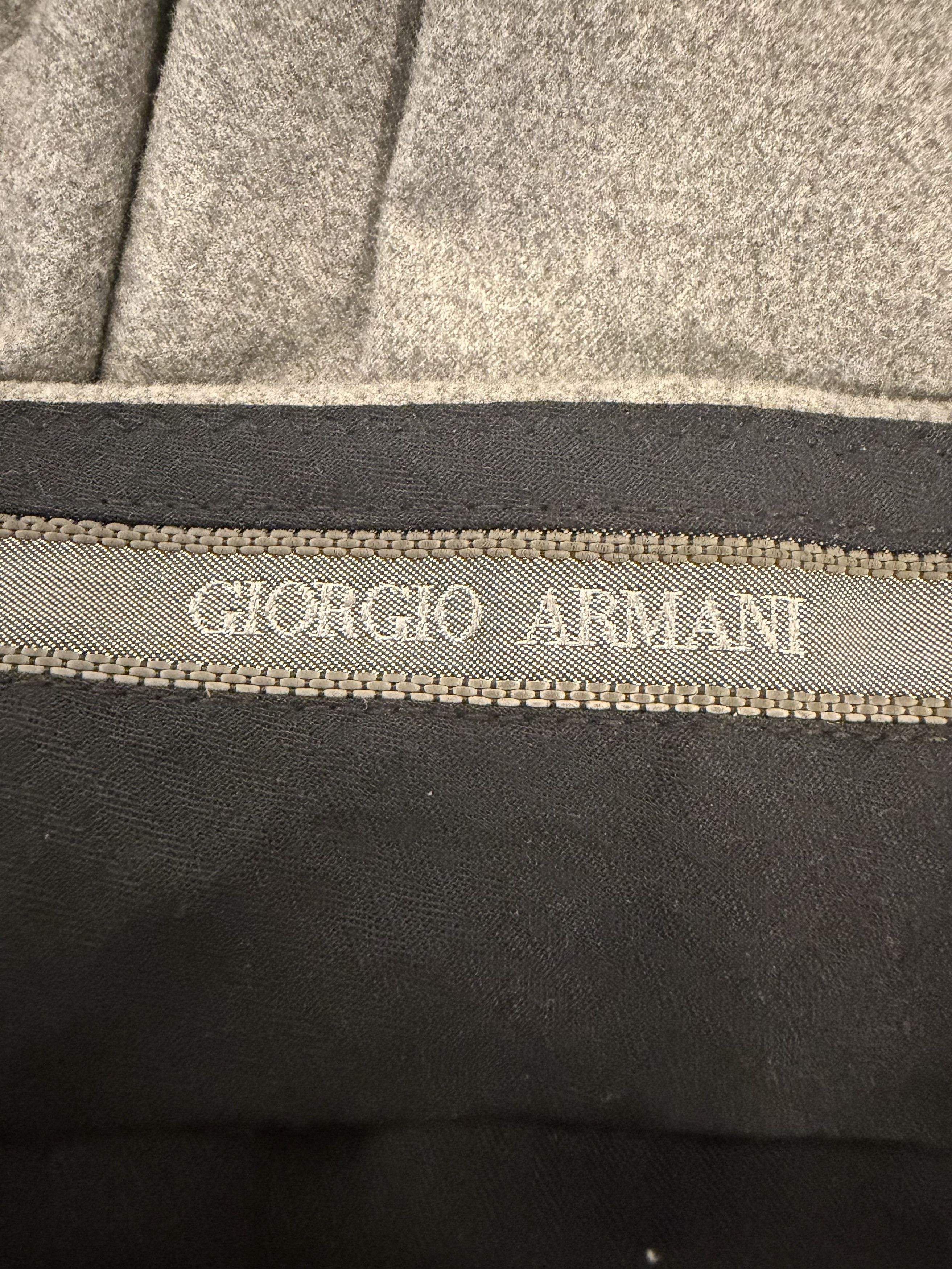 Giorgio Armani Borgo 21 Tailored Grey Trousers Size US 32 / EU 48 - 8 Thumbnail