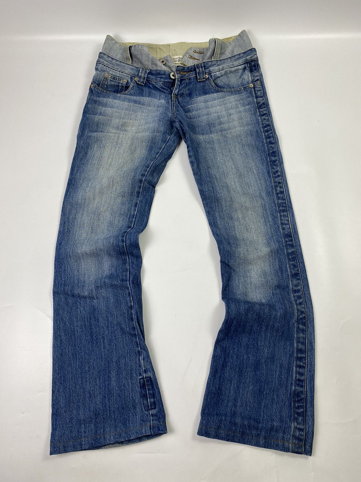 Diesel × If Six Was Nine × Japanese Brand Diesel double waist jeans pant 28x39 Size US 31 - 8 Thumbnail