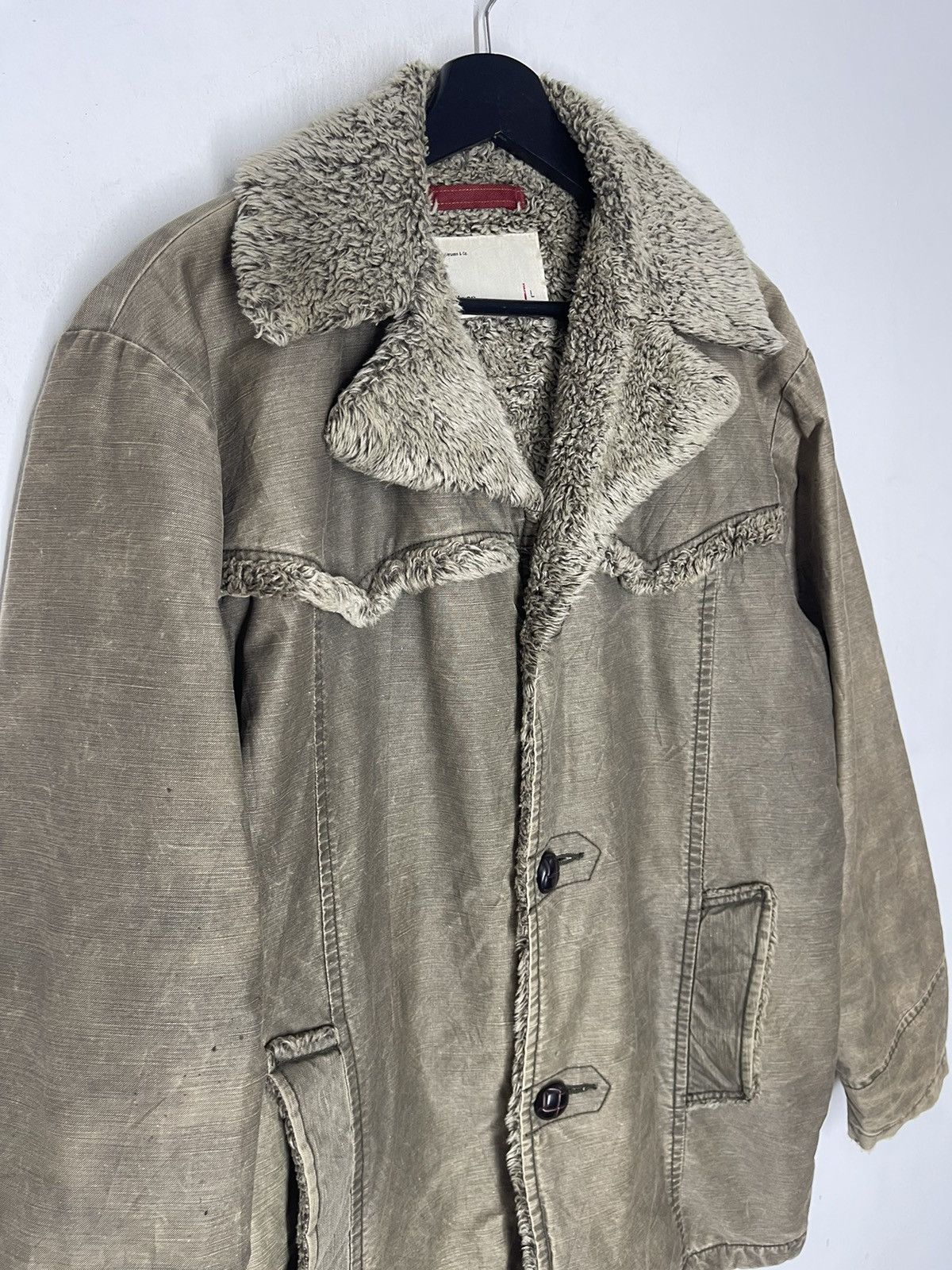 Levi's Vintage Clothing Vintage LEVIS’S Red Loop Shearling Jacket Size US M / EU 48-50 / 2 - 4 Thumbnail
