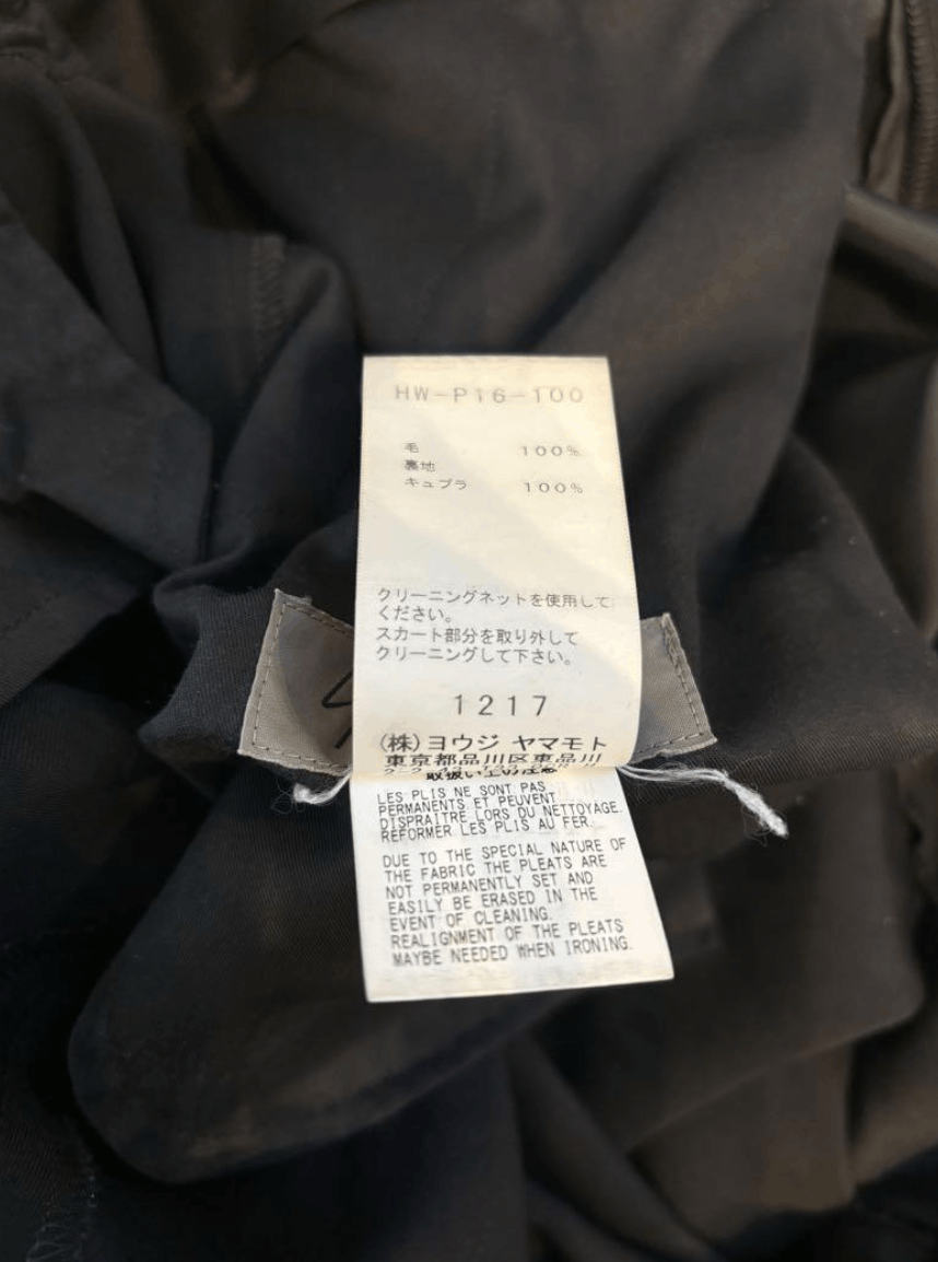 Yohji Yamamoto Yohji Yamamoto Pour Homme - Wool Left Pleats Mackin Pants Size US 32 / EU 48 - 12 Thumbnail