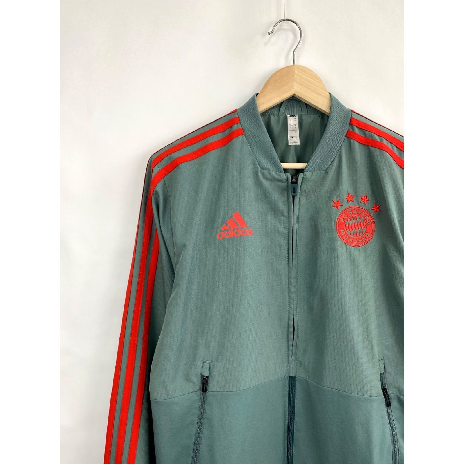 Adidas Y2K Adidas FC Bayern Munich Zip Sweatshirt Retro Blokecore size S color green Size US S / EU 44-46 / 1 - 3 Thumbnail