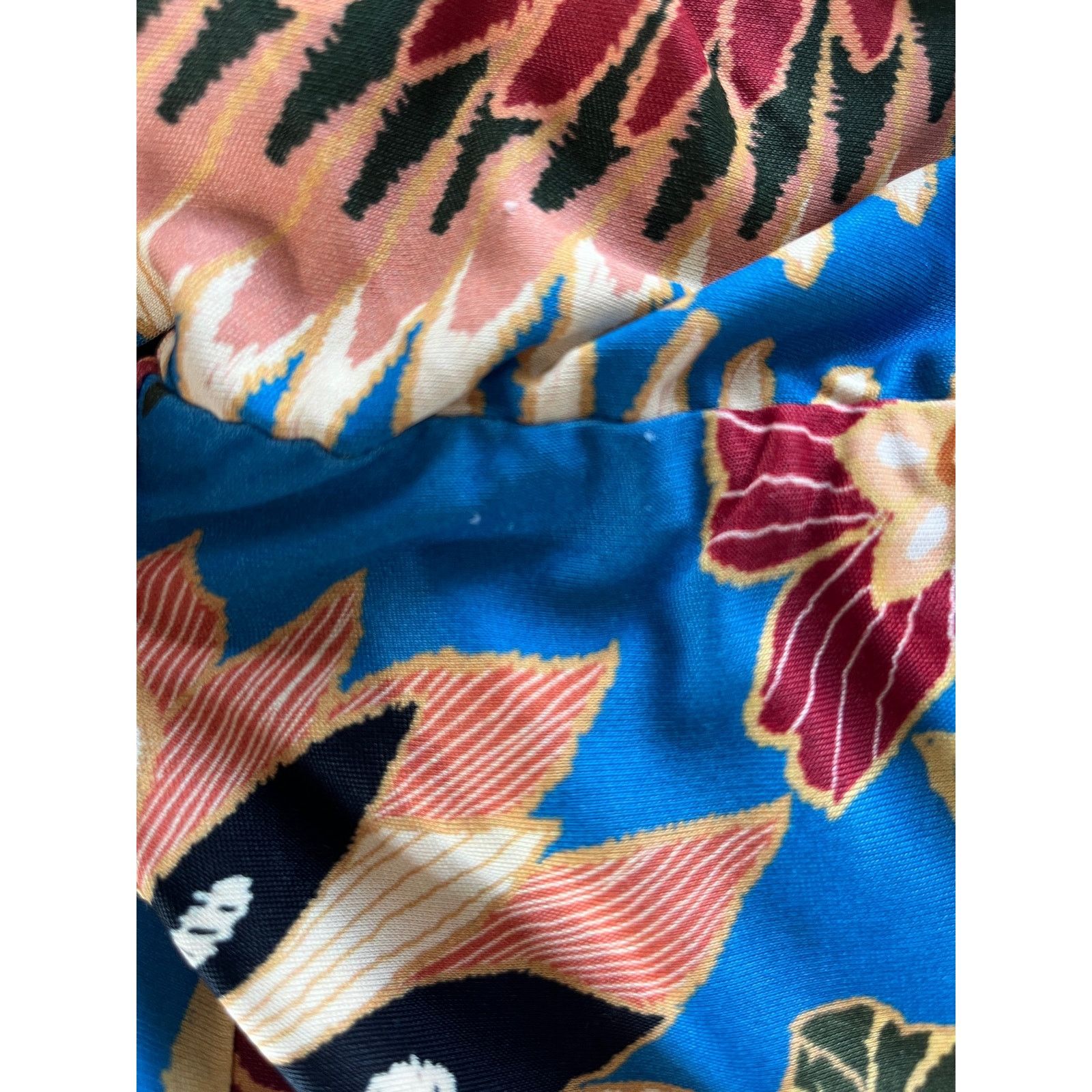 Farm Rio NWT Farm Rio Blue Wonderful Toucans Jersey Wrap Dress Size S Size S / US 4 / IT 40 - 7 Thumbnail