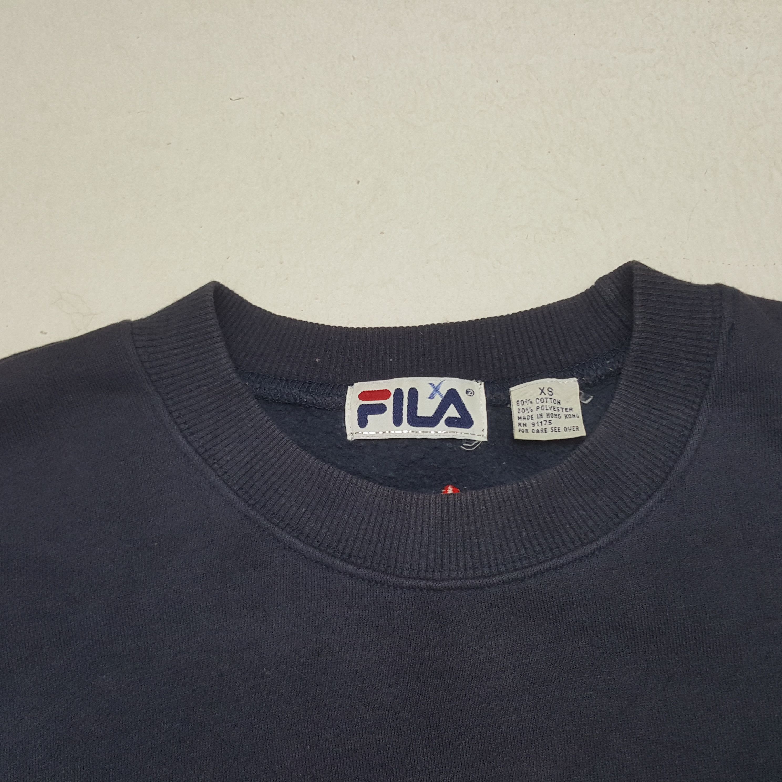 Fila × Vintage Vintage Fila Sport Style Patches Design Sweatshirt Size US L / EU 52-54 / 3 - 4 Thumbnail