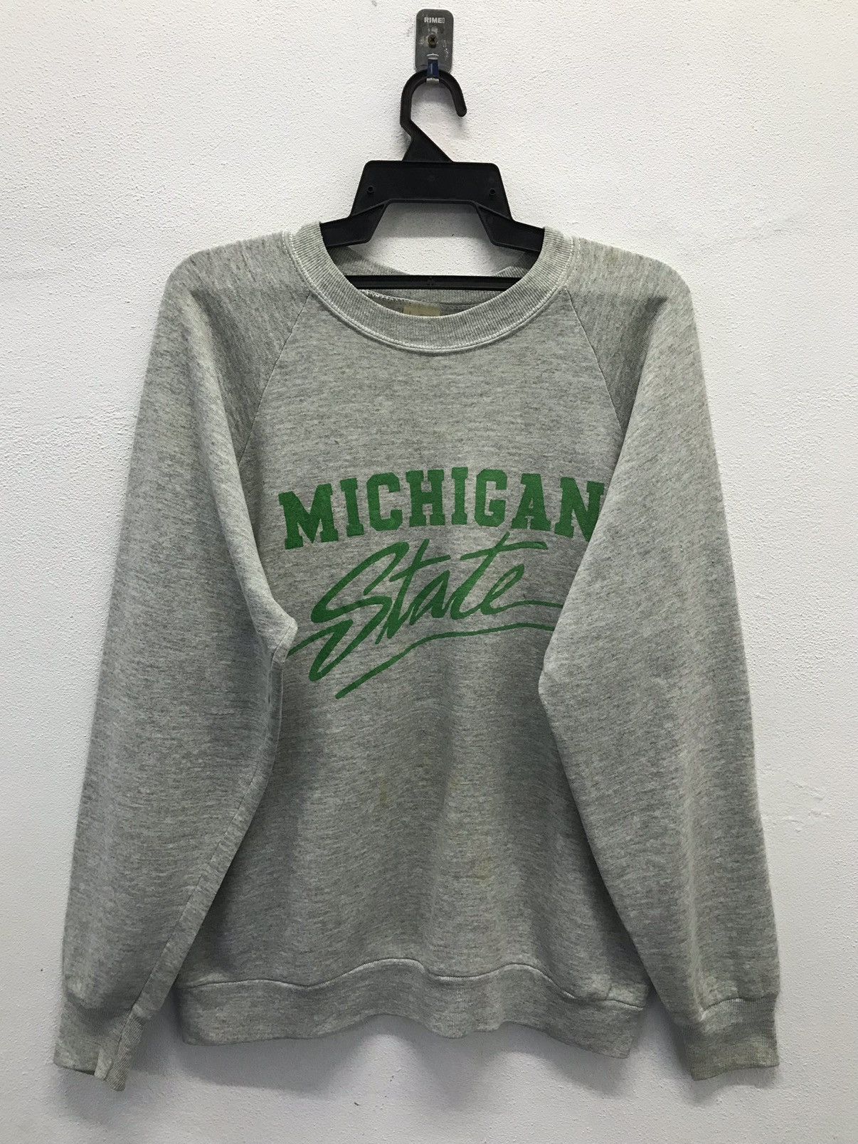 Fruit Of The Loom × Vintage Fruit Of The Loom Michigan State Made In Usa Sweatshirt Size US L / EU 52-54 / 3 - 1 Thumbnail