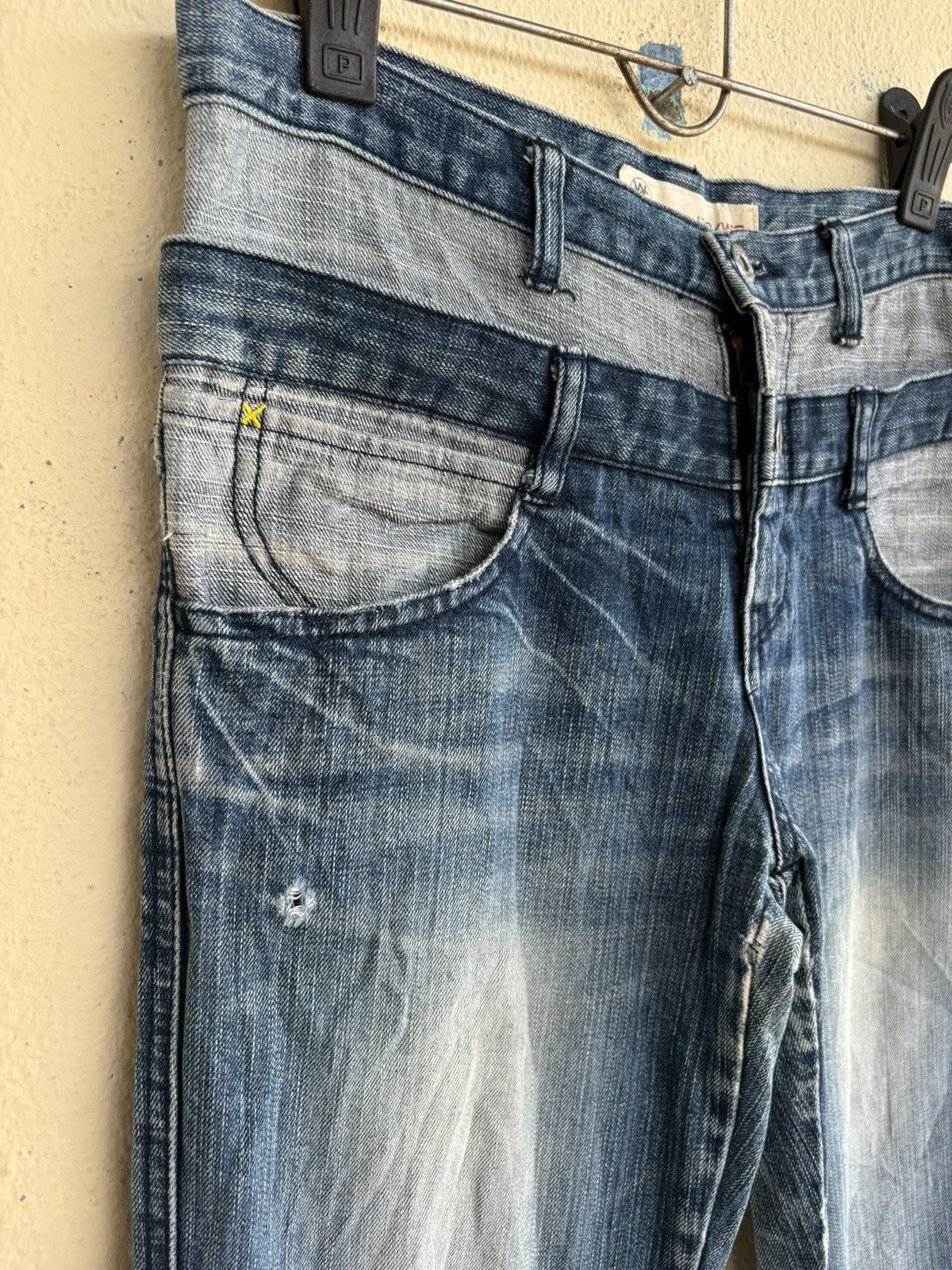 Japanese Brand WG Double Waist Jean Size 26" / US 2 / IT 38 - 5 Thumbnail