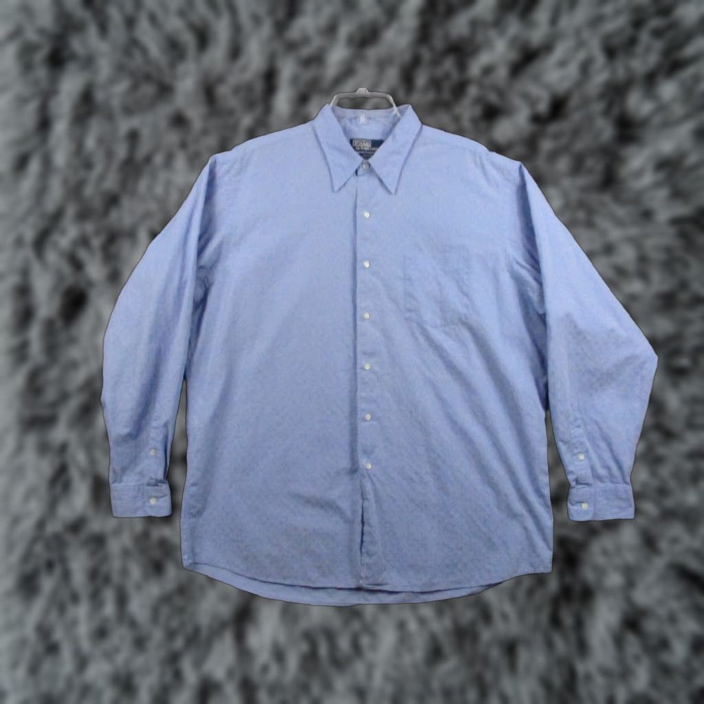 Polo Ralph Lauren Polo Ralph Lauren Shirt XL Men Merrin Button-Up Long Sleeve Cotton Blue Size US XL / EU 56 / 4 - 1 Thumbnail