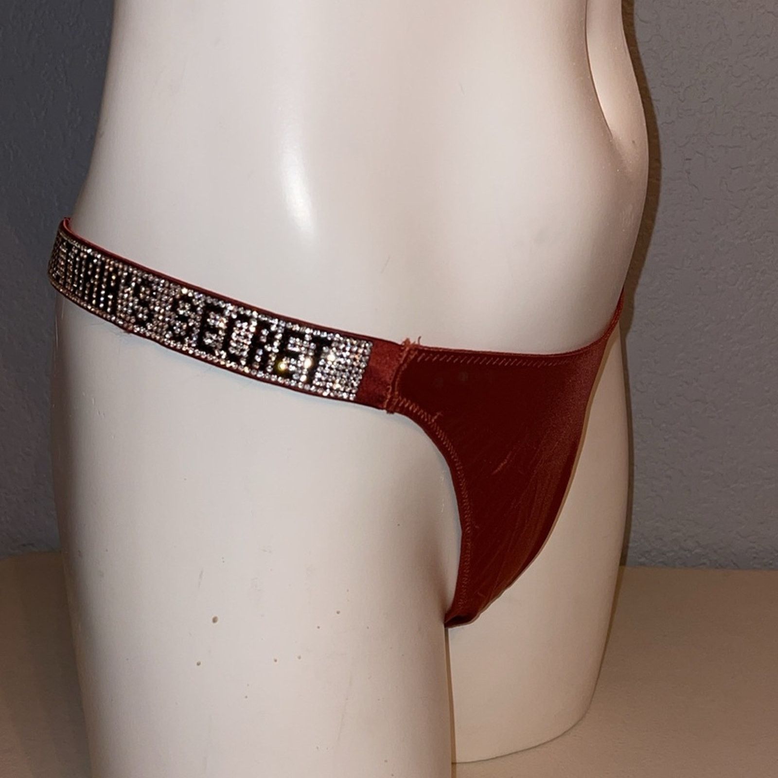 Victoria's Secret VS VERY SEXY Shine Strap Brazilian Panty Satin Bling Size ONE SIZE - 7 Thumbnail