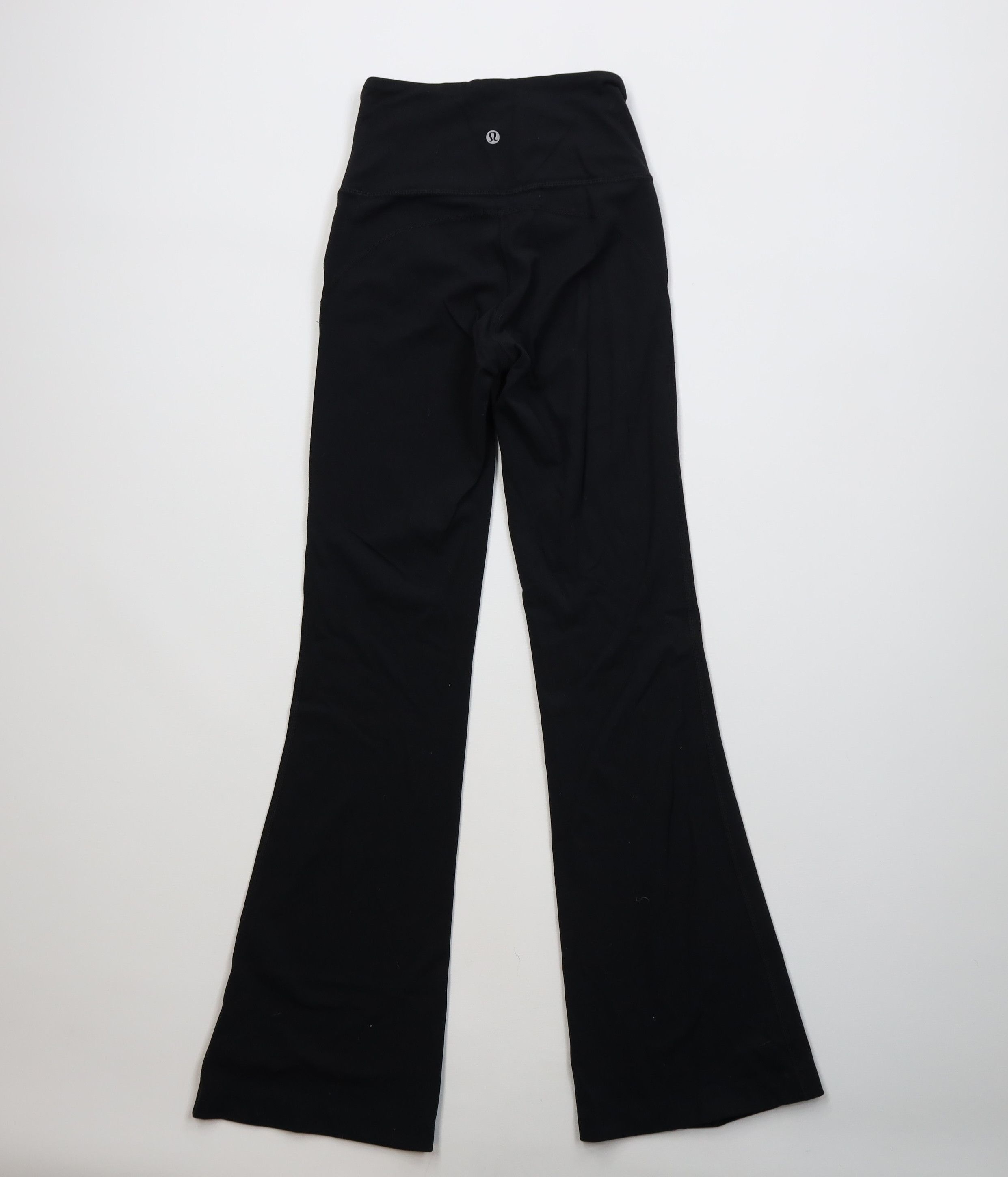 Lululemon Lululemon High Rise Groove Flared Wide Leg Yoga Pants Black Size 26" / US 2 / IT 38 - 10 Thumbnail