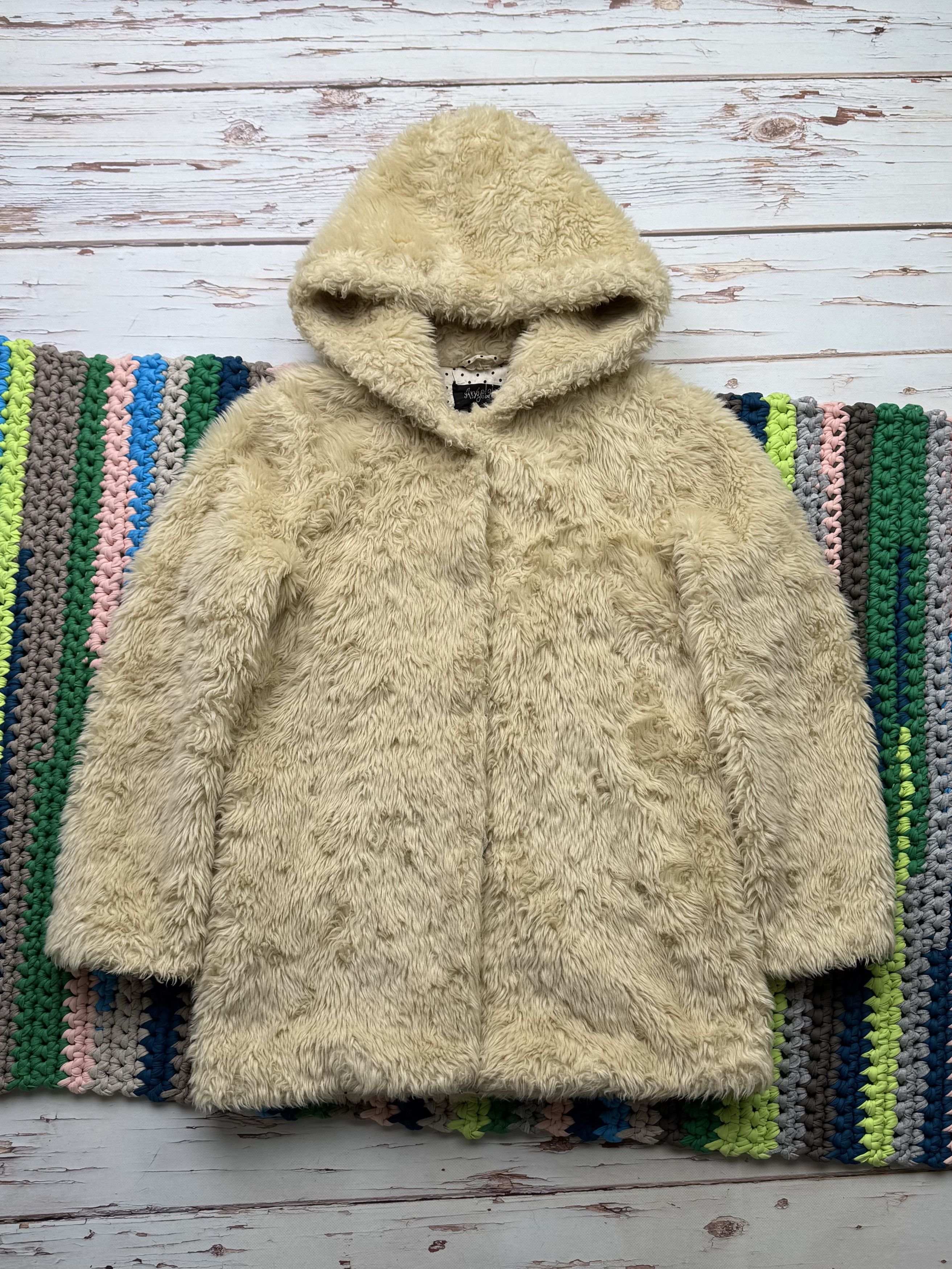 Vintage Vintage Faux Fur Coat (ET1) Size L / US 10 / IT 46 - 1 Thumbnail