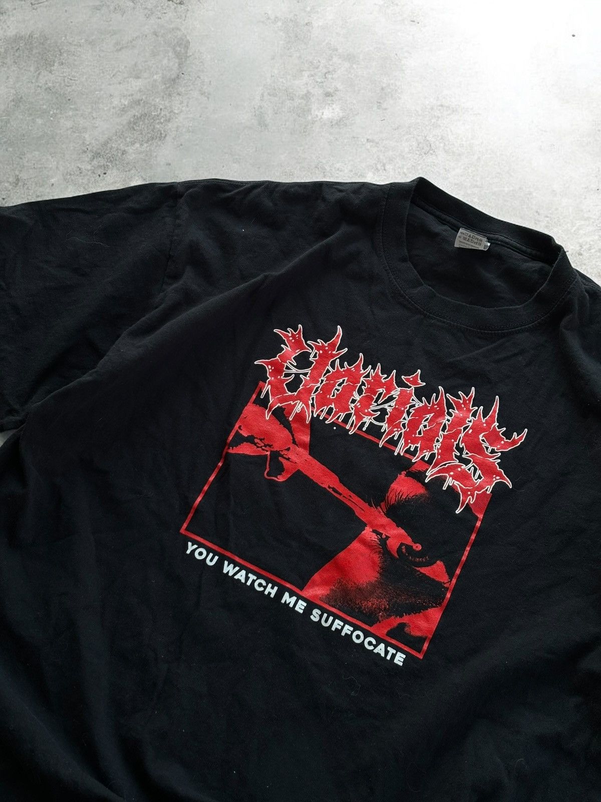 Band Tees × Japanese Brand RARE Varials Heavy Metal Deathcore Tee Size US XL / EU 56 / 4 - 3 Thumbnail