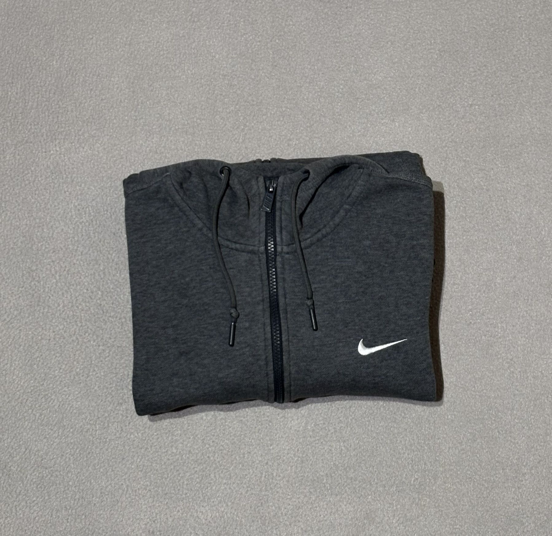 Nike Nike Club Swoosh Zip Hoodie Gray Dark Large Size US L / EU 52-54 / 3 - 19 Thumbnail