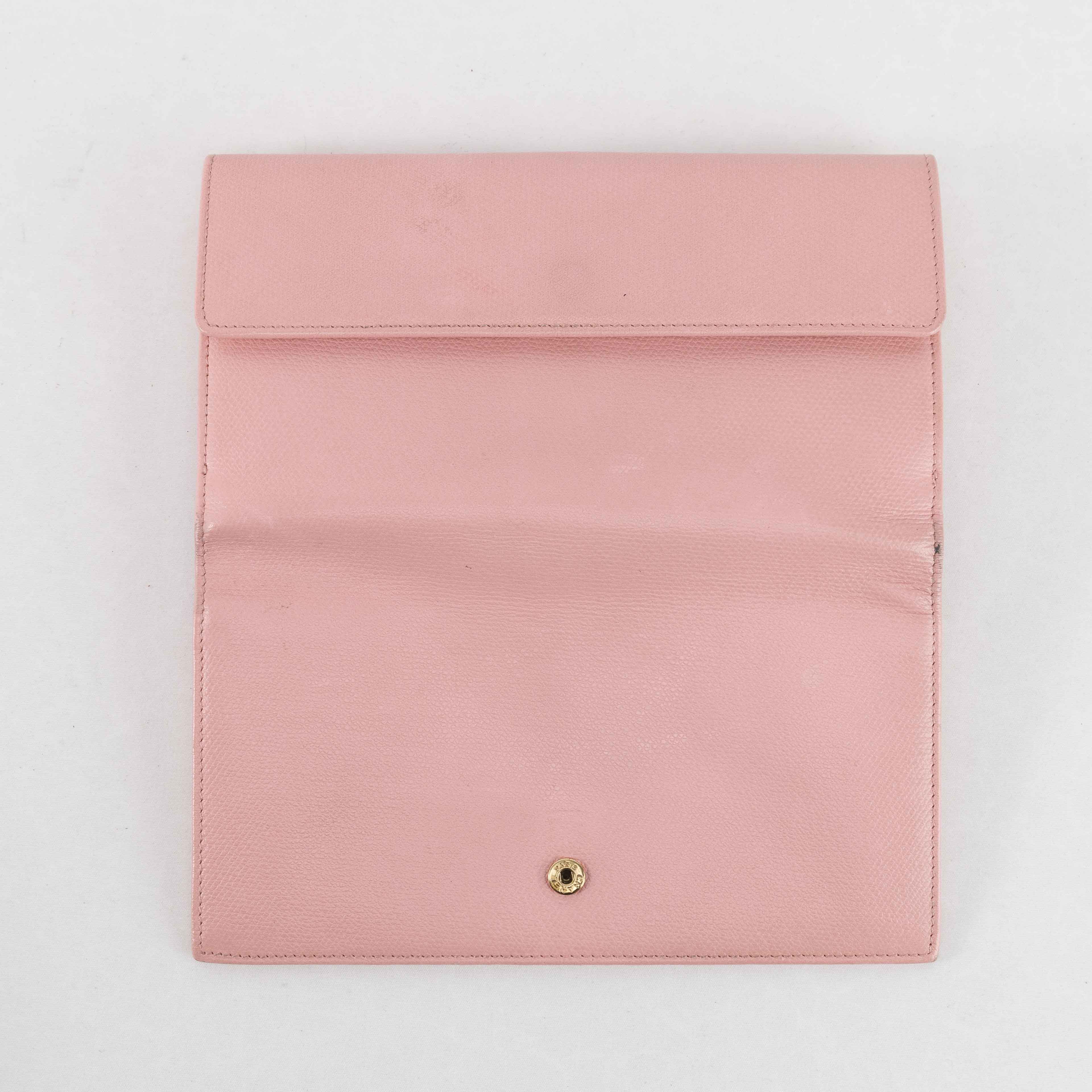 Chanel Chanel Classic Flap Long Wallet in Pink Caviar Leather Size ONE SIZE - 9 Thumbnail