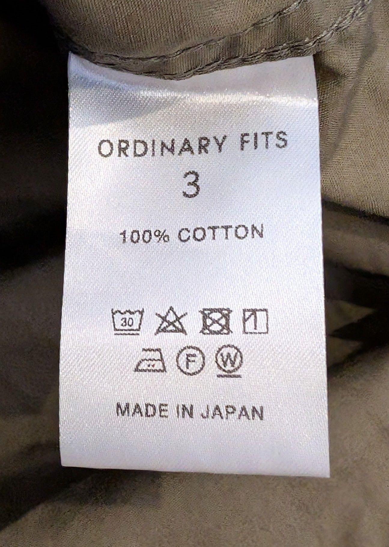 Ordinary Fits Ordinary Fits Baseball Shirt in Khaki Made in Japan Size US L / EU 52-54 / 3 - 3 Thumbnail