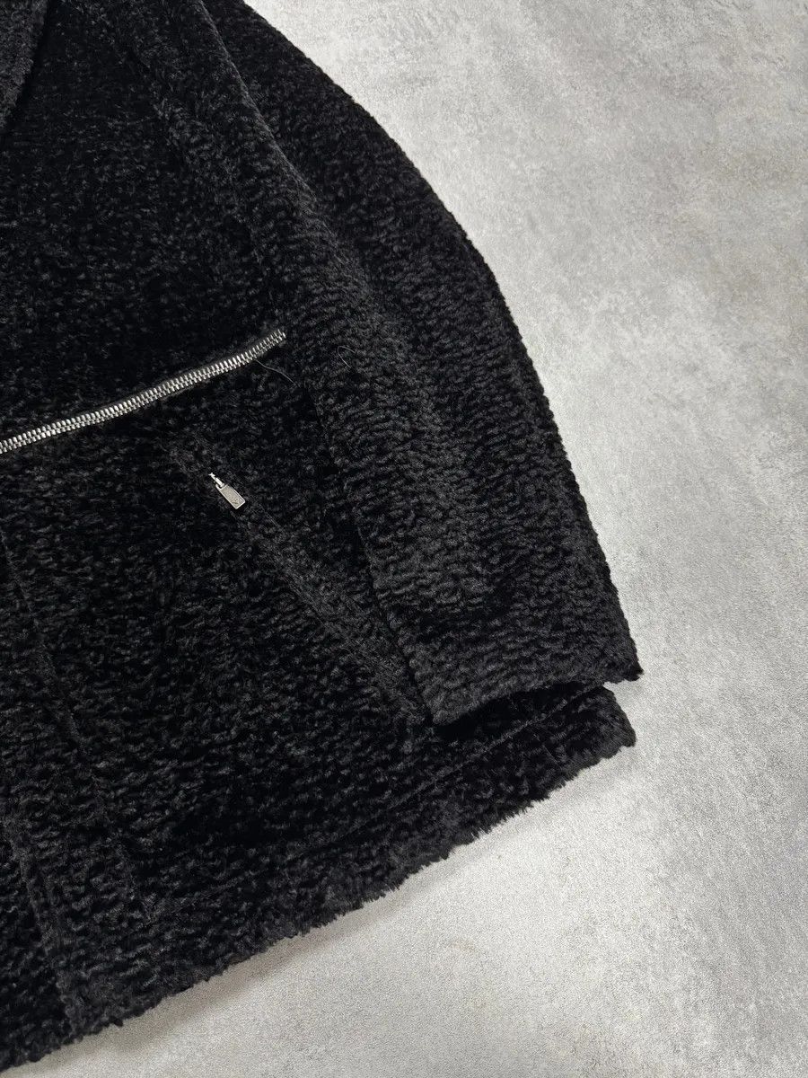 Emporio Armani AW2010 Emporio Armani Faux Fur Horizontal Zip Black Jacket Size US M / EU 48-50 / 2 - 4 Thumbnail