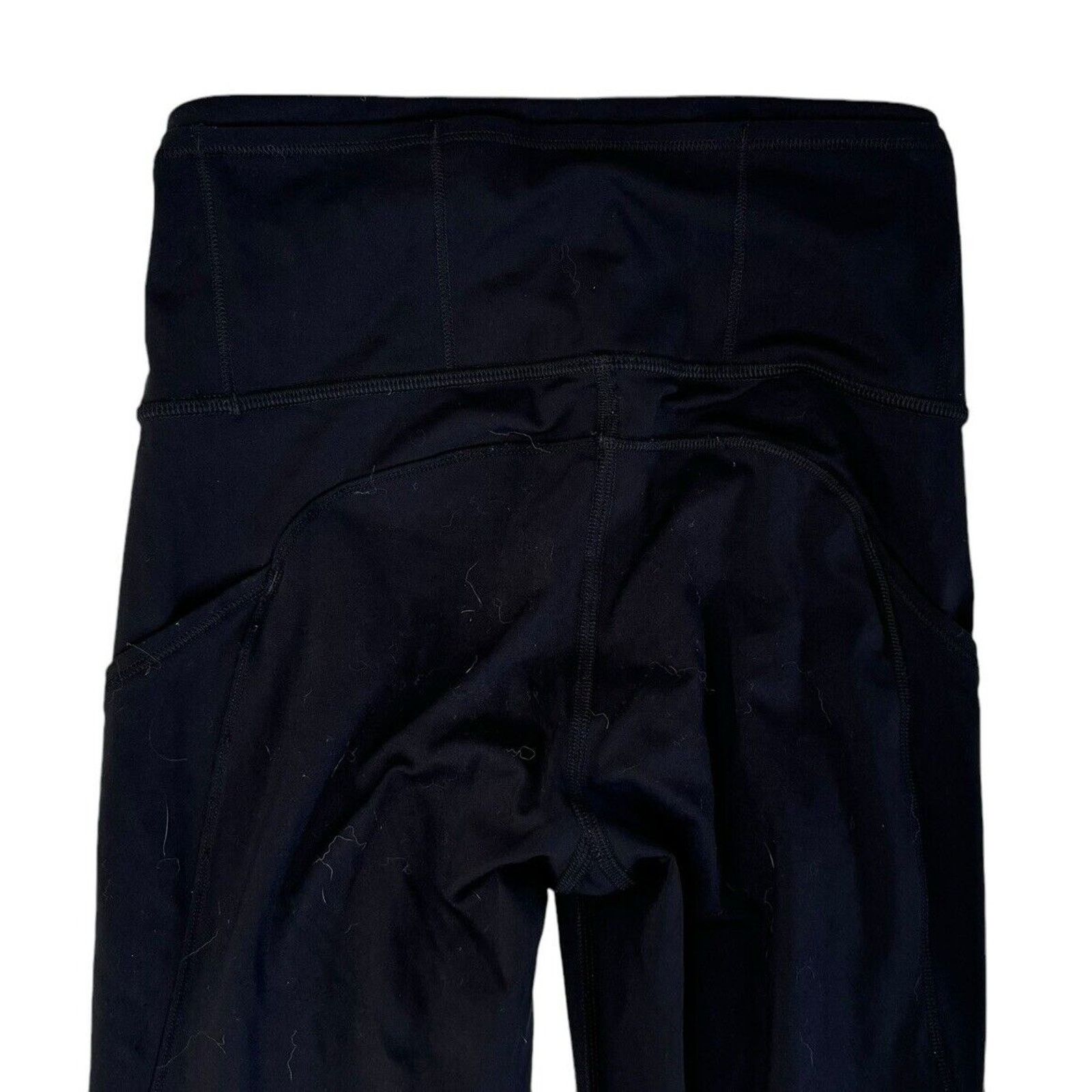 Lululemon LULULEMON Black Reflective Yoga Leggings POCKETS Size XS 2 Size 26" / US 2 / IT 38 - 8 Thumbnail