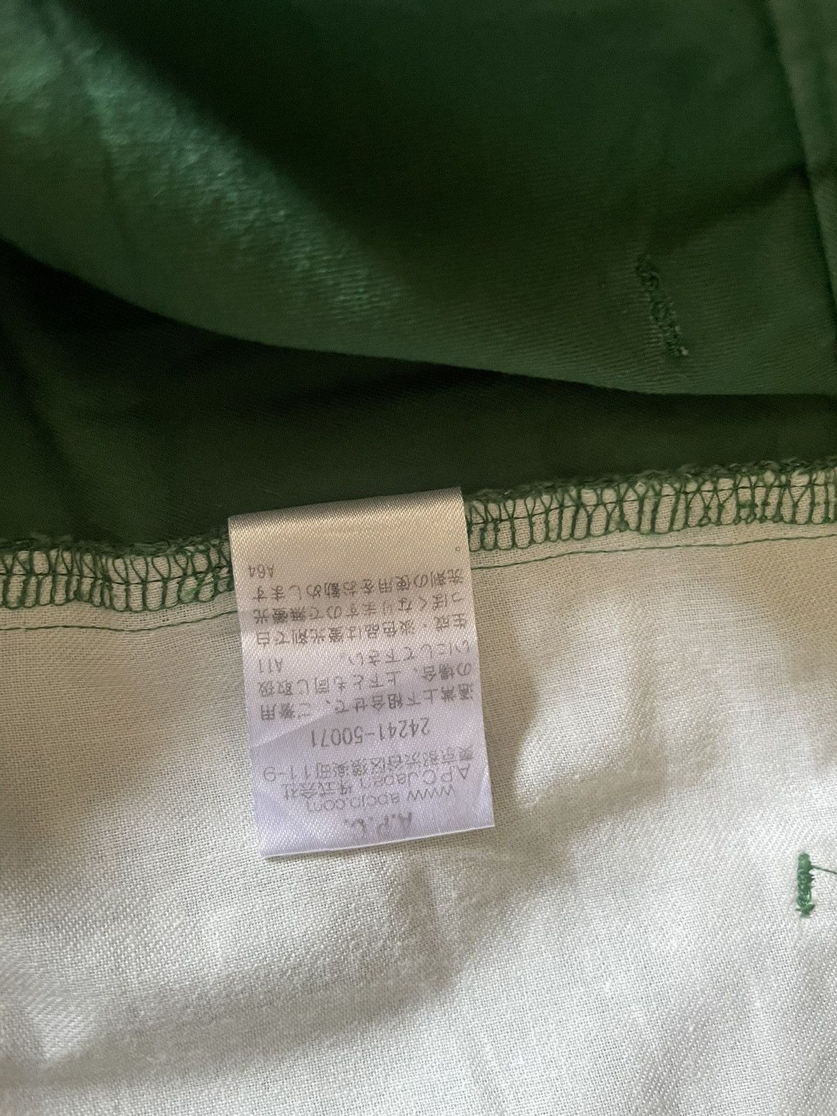 A.P.C. A.P.C green pants Size US 31 - 4 Thumbnail