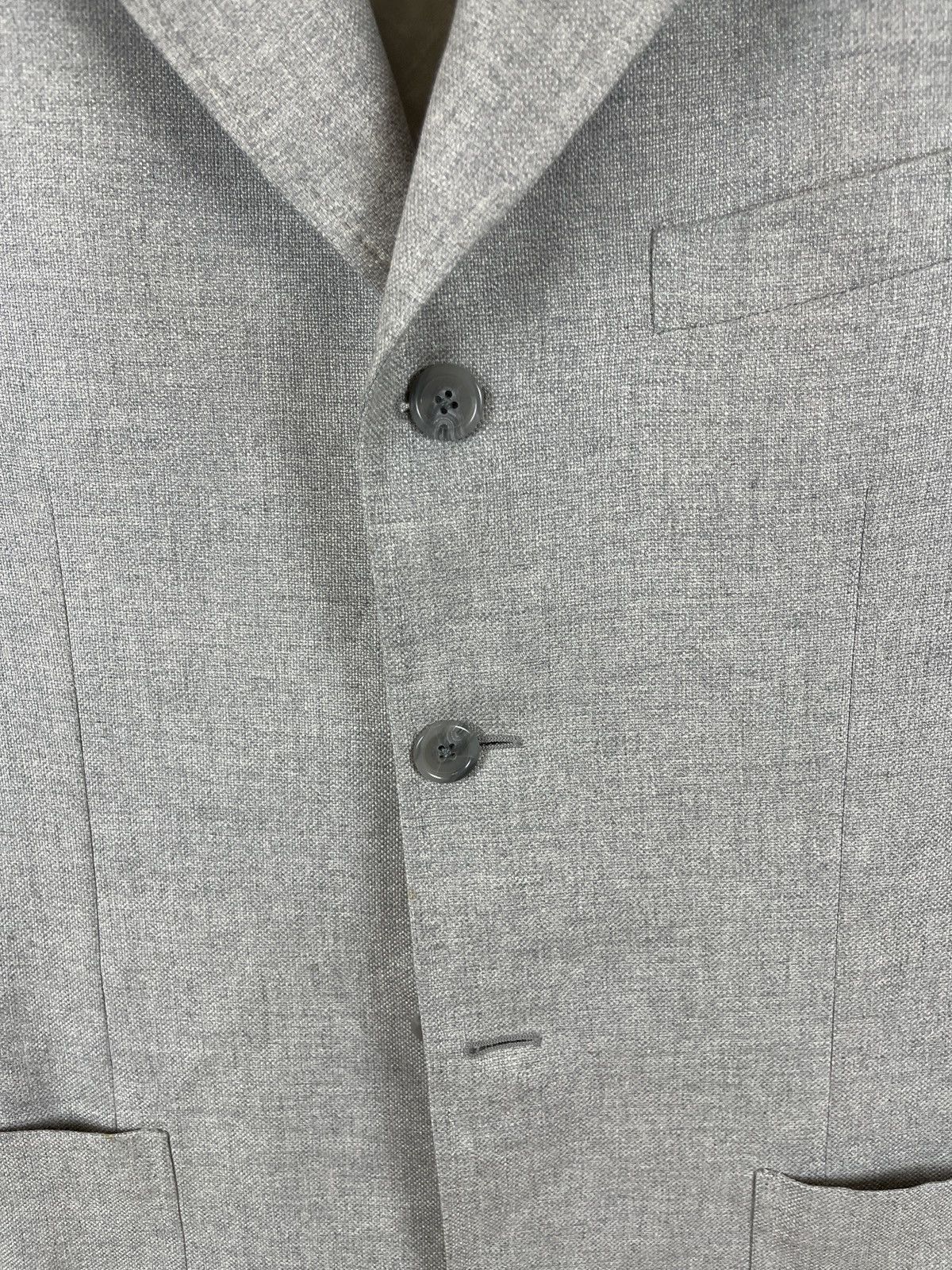Corneliani Corneliani made in Italy silk wool grey blazer sport coat Size 40R - 8 Thumbnail
