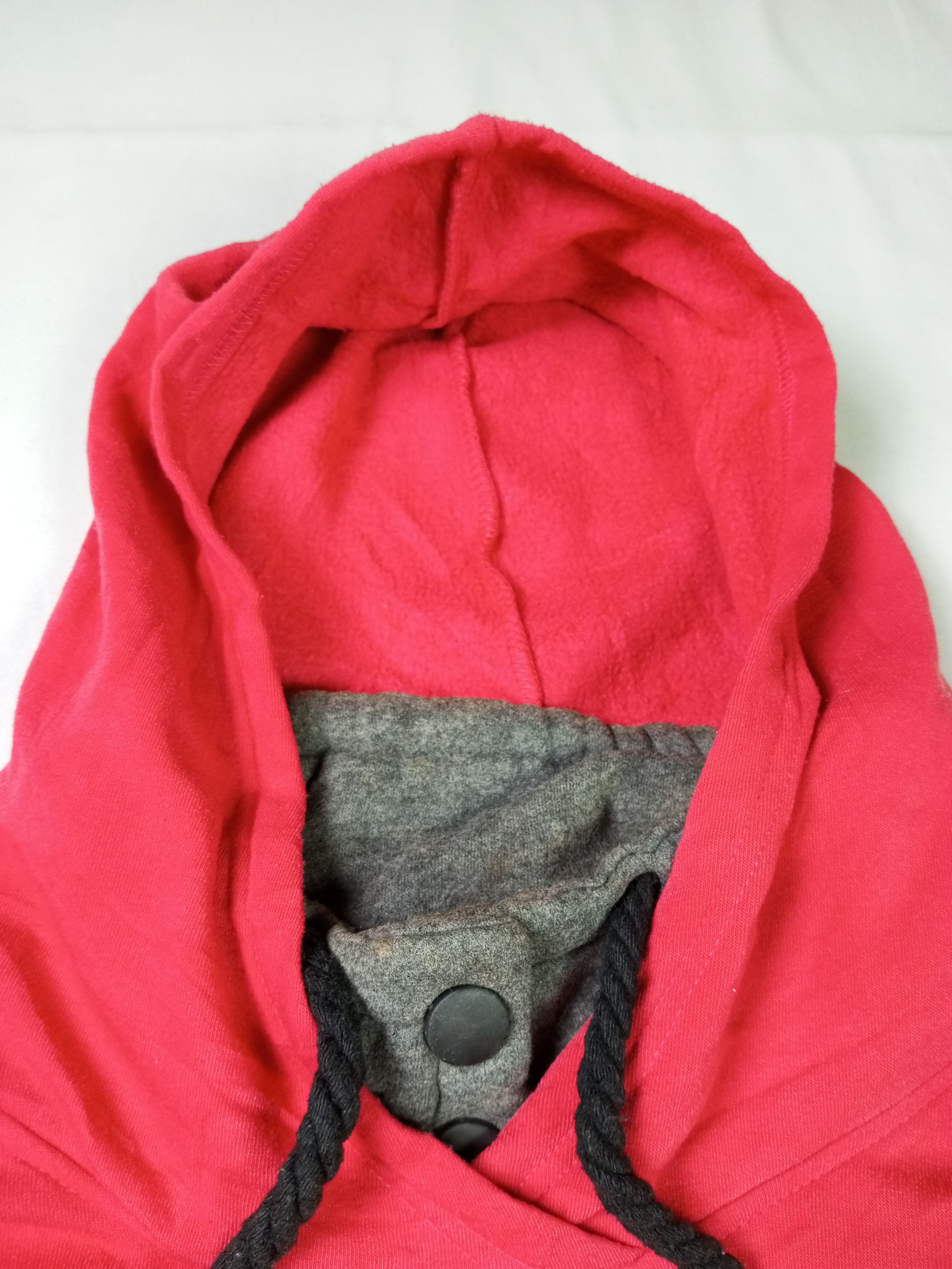 Hysteric Glamour × Japanese Brand Faded Japanese Brand Red Hoodie Turtle Neck Size US L / EU 52-54 / 3 - 6 Thumbnail
