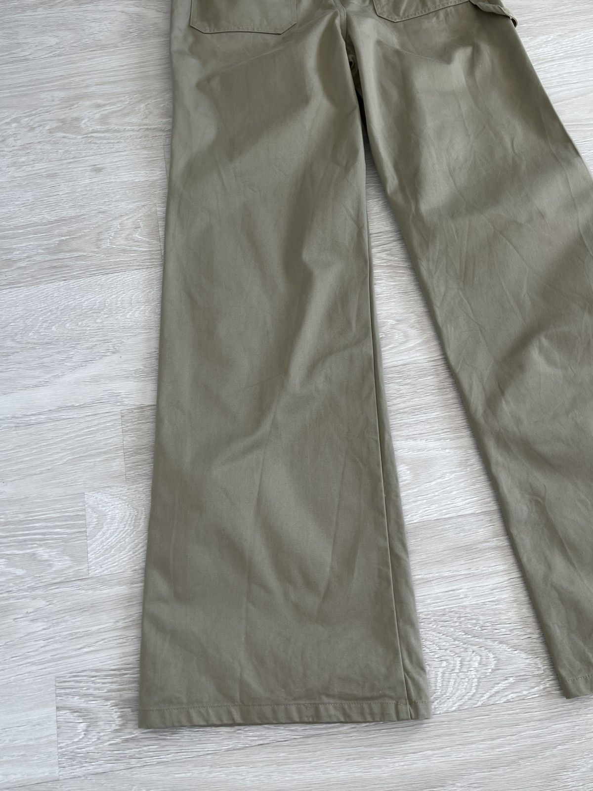 Nili Lotan Nili Lotan Quentin High-Rise Cotton Flared Pants Size 32" / US 10 / IT 46 - 17 Thumbnail