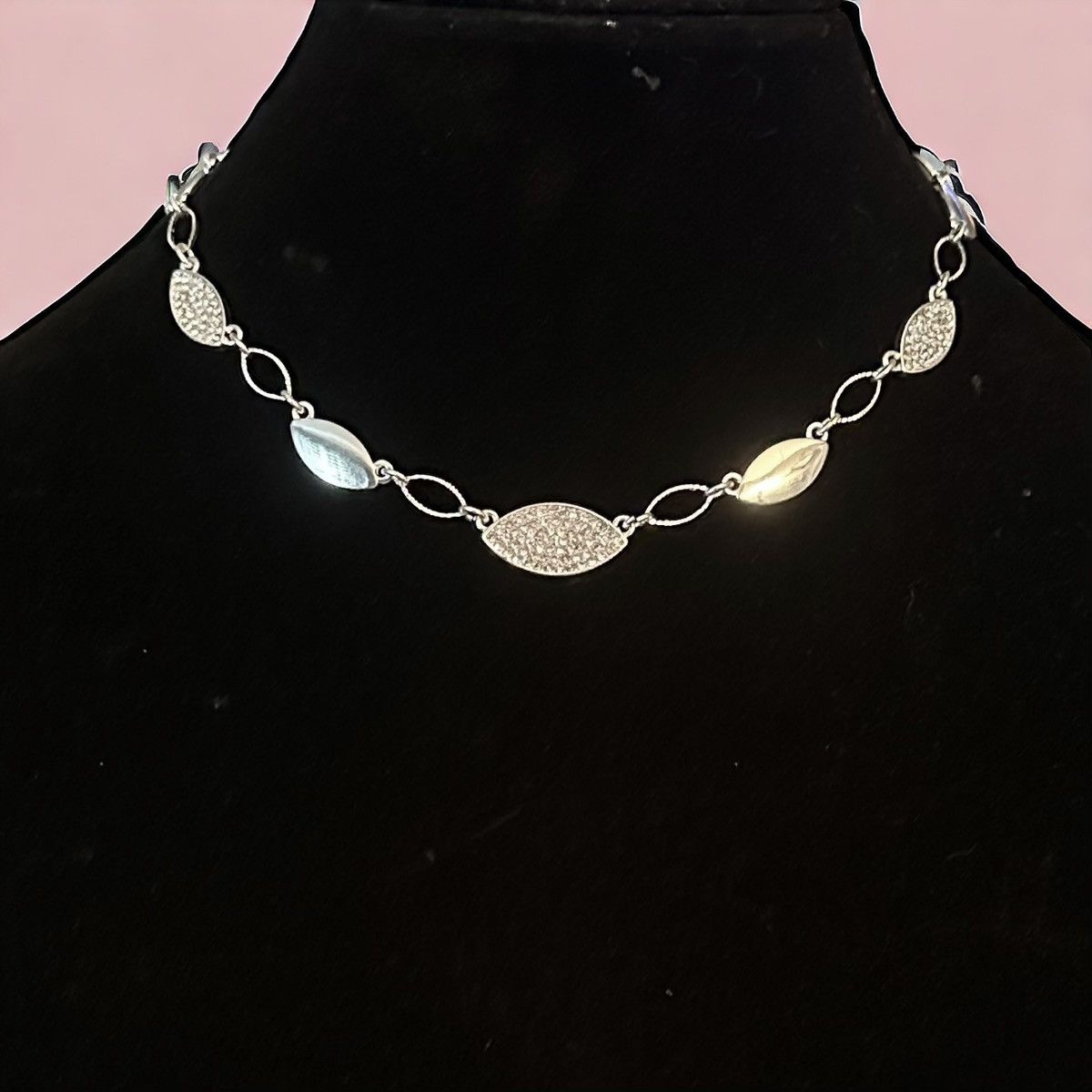 Other Dana Buchman paved oval link necklace Size ONE SIZE - 1 Thumbnail