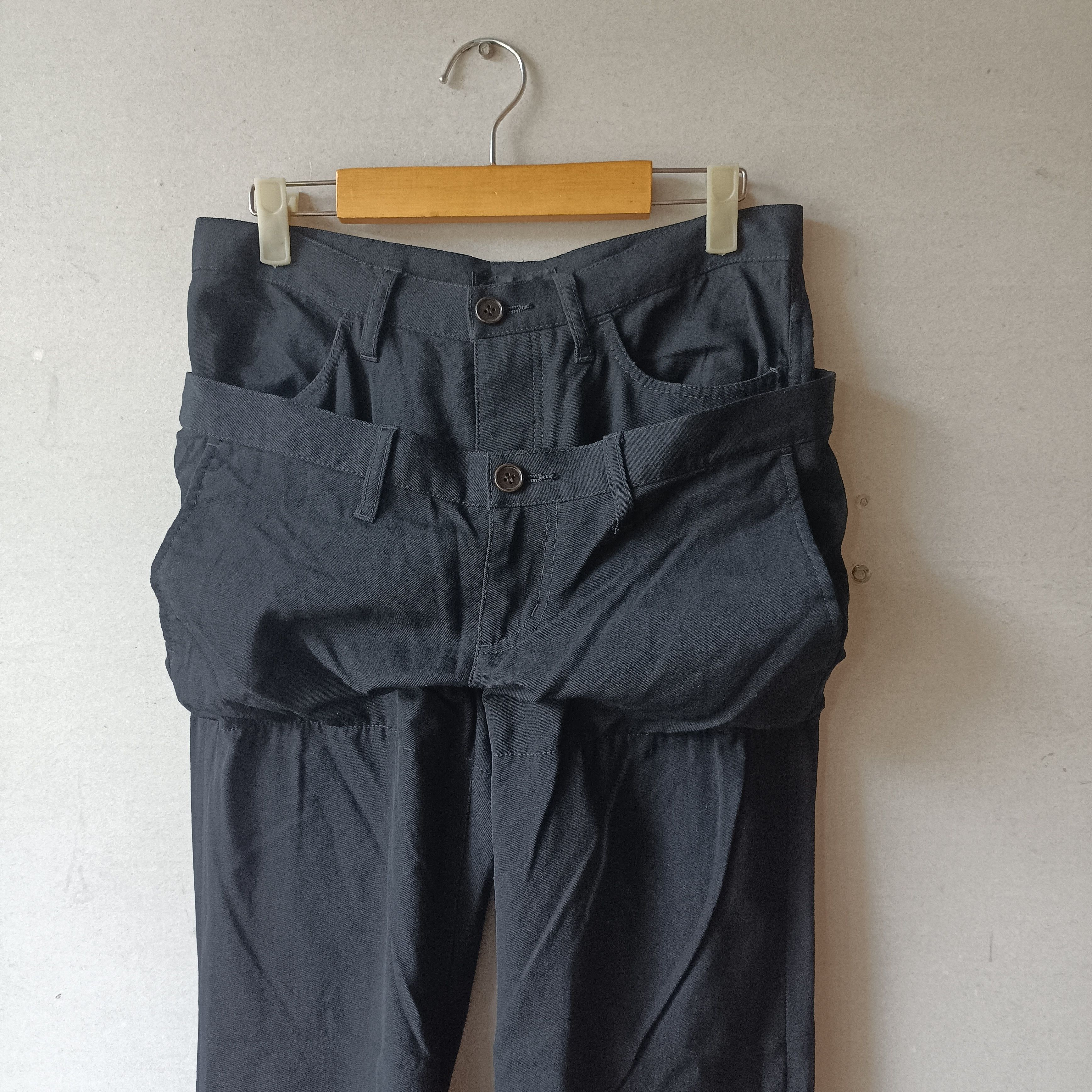 Issey Miyake Issey Miyake Zucca double waist Pants Size US 30 / EU 46 - 4 Thumbnail
