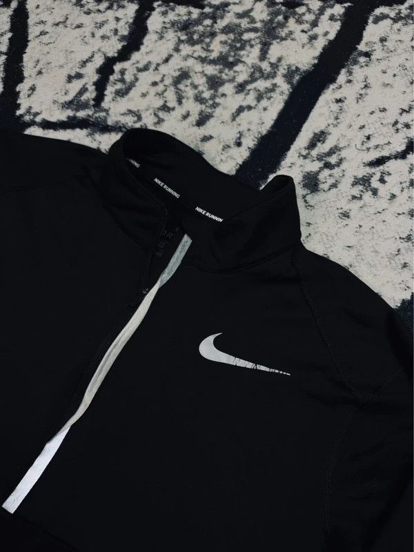 Nike Nike halfzip sweatshirt black sports running M Size US M / EU 48-50 / 2 - 3 Thumbnail