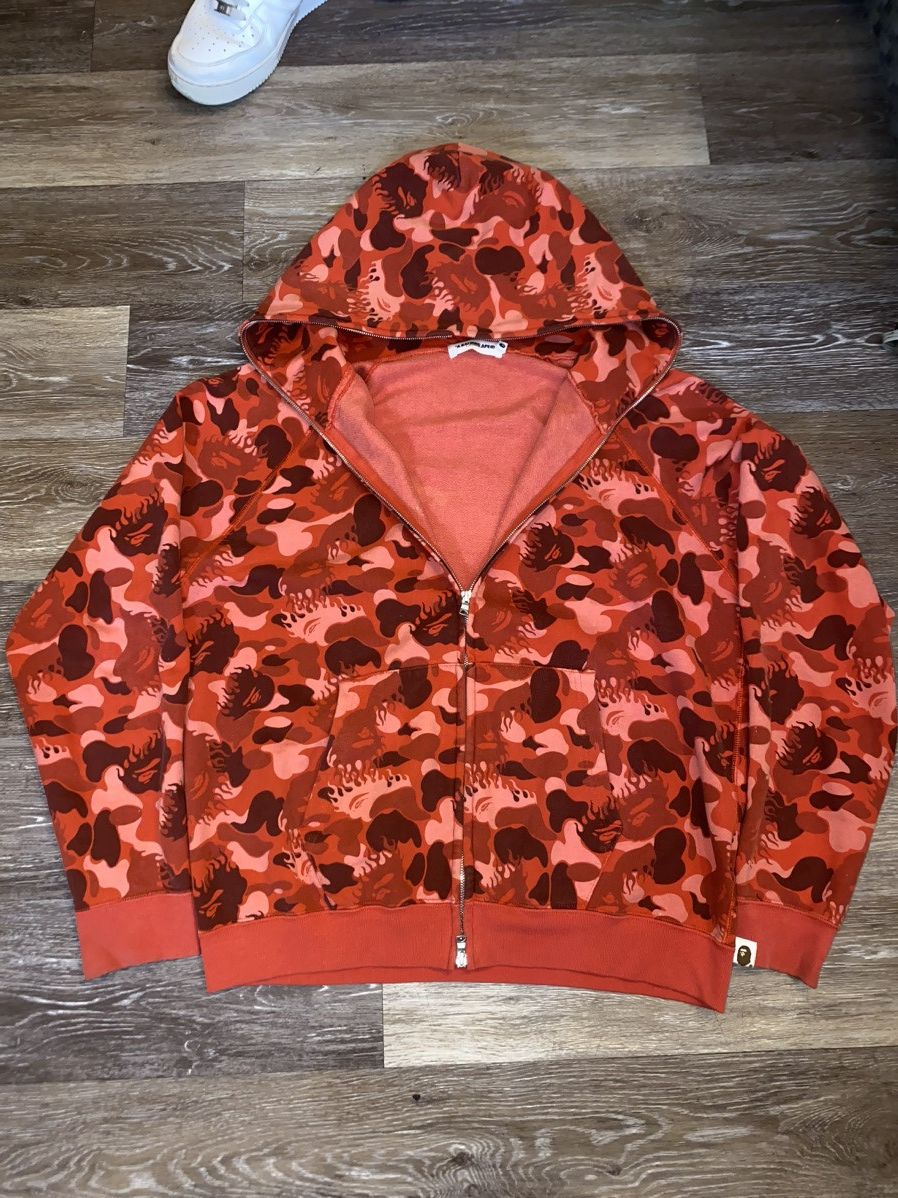 Bape × Nigo Fire Camo Full Zip Hoodie Size US M / EU 48-50 / 2 - 21 Thumbnail