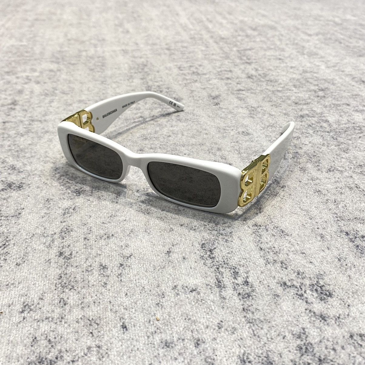 Balenciaga BALENCIAGA BB0096S 011 Dynasty Sunglasses WHITE Size ONE SIZE - 1 Thumbnail