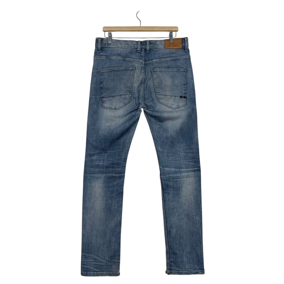 Other Vintage GRF Distressed Denim Jeans Size US 34 / EU 50 - 7 Thumbnail