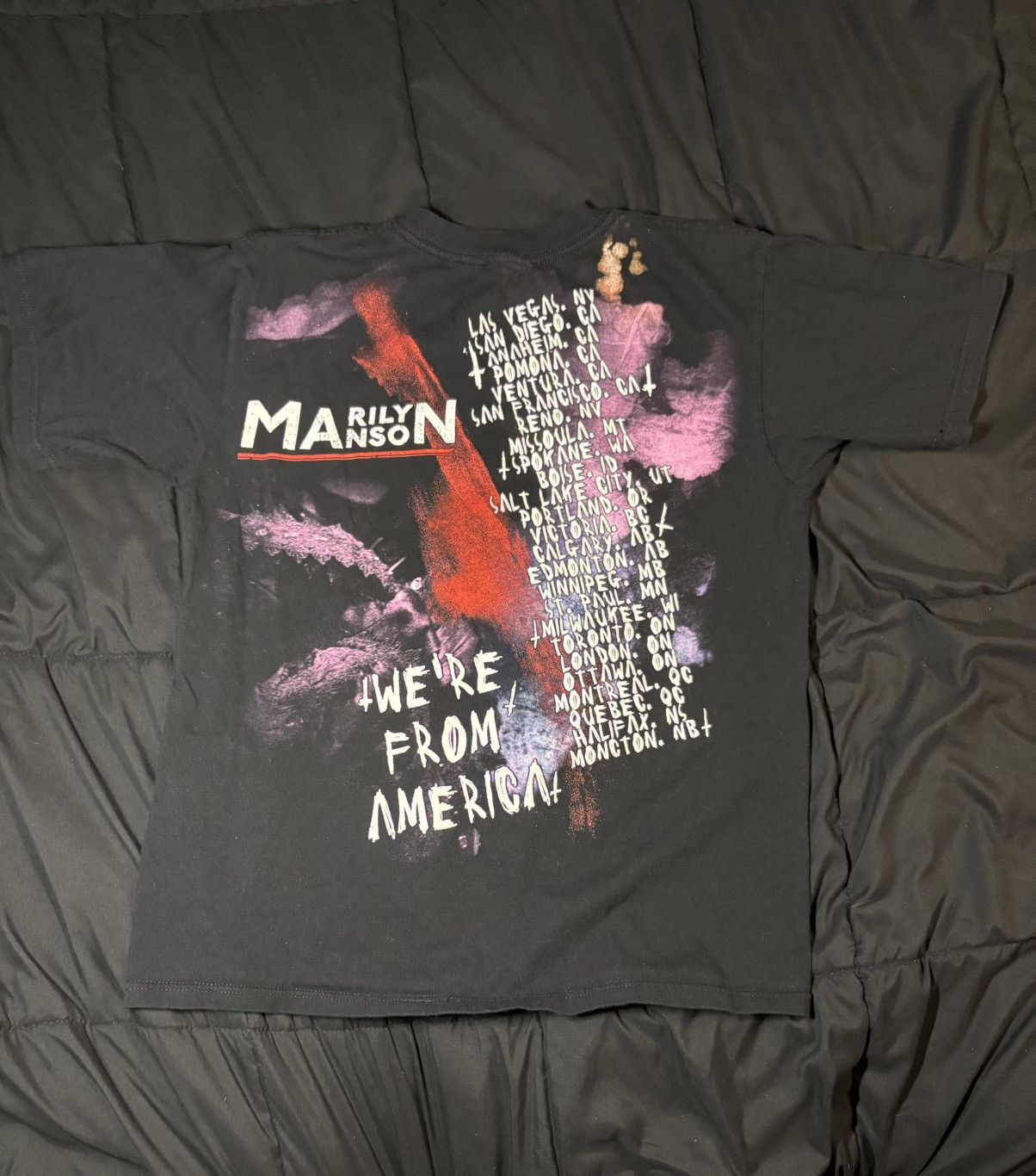 Vintage 2000s Marilyn Manson T-shirt Size US M / EU 48-50 / 2 - 4 Thumbnail