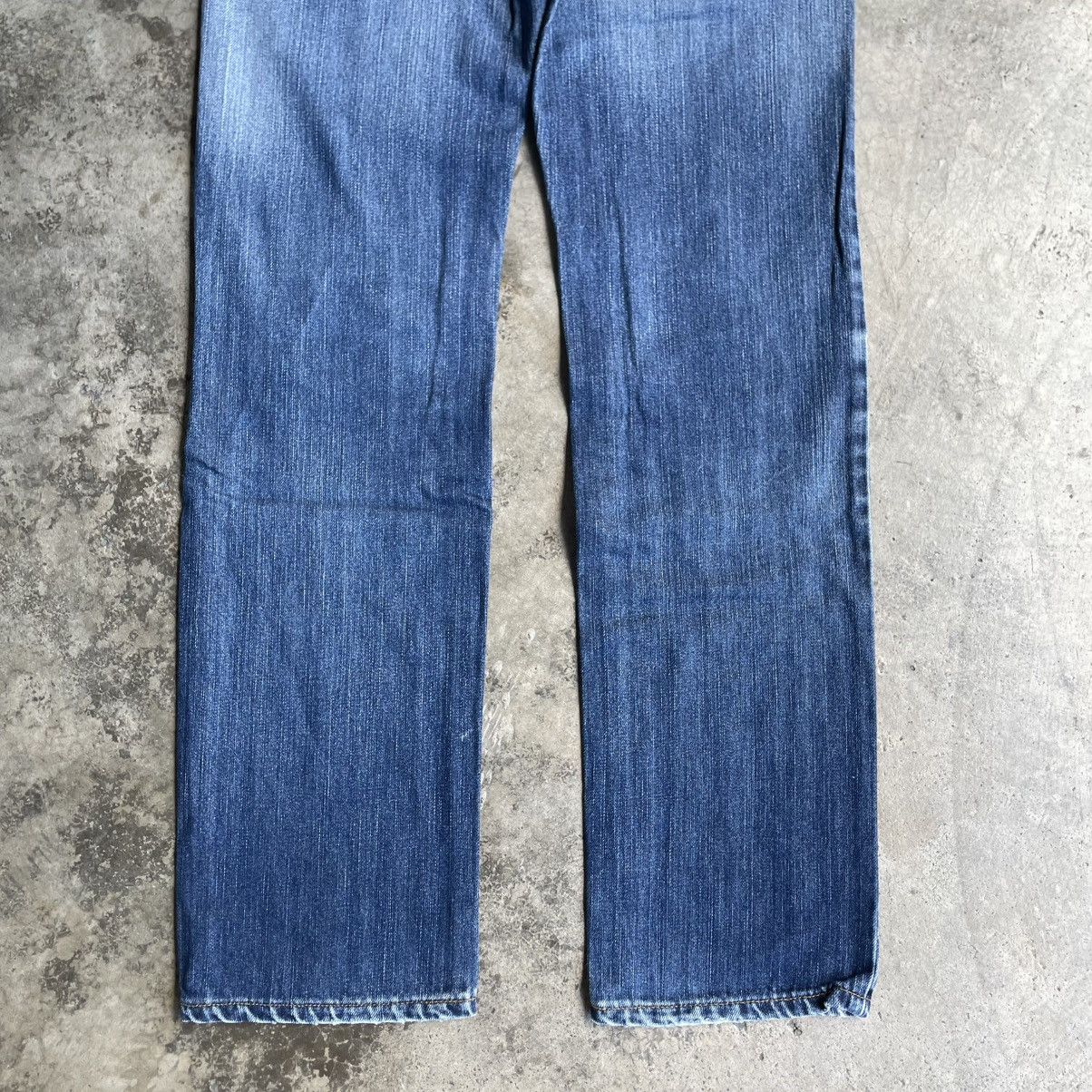 Edwin 🔥Vintage Edwin 402 Stoned Washed Ripped Distress Denim Jeans Size US 31 - 6 Thumbnail