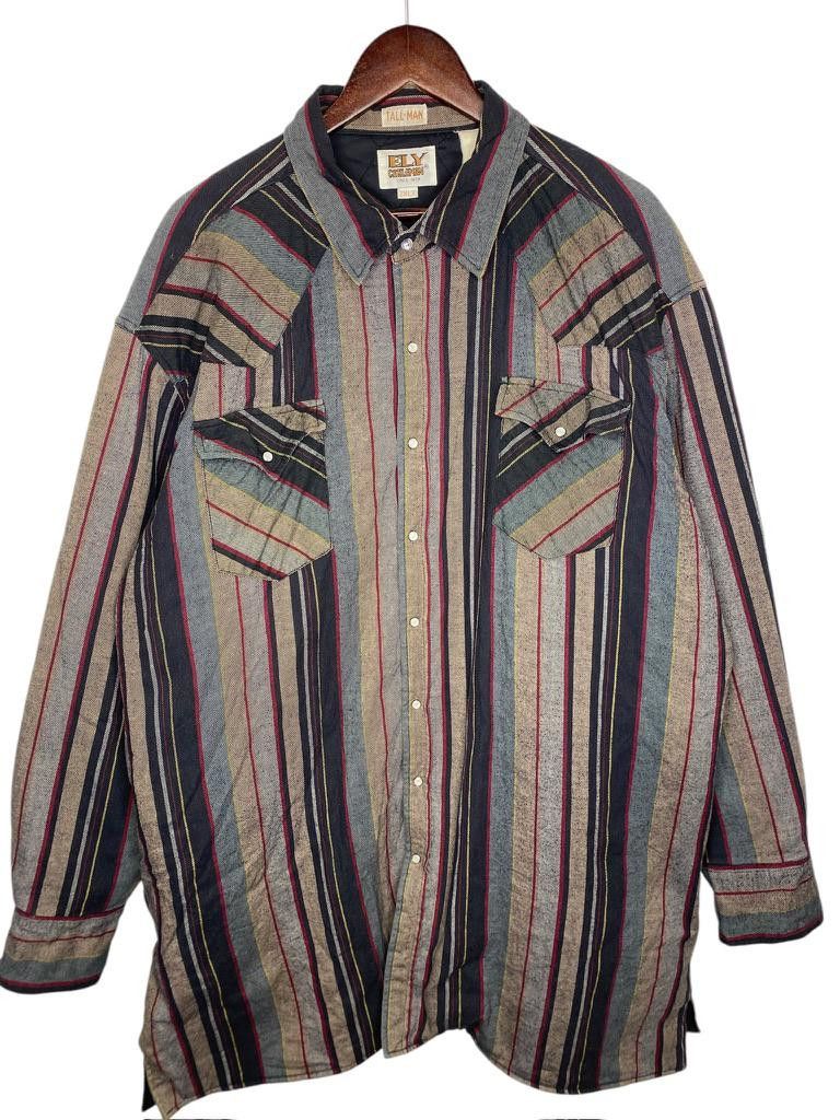 Designer Vintage 90s Ely Cattleman Button Up Jacket Western 2XL Size US XXL / EU 58 / 5 - 1 Thumbnail