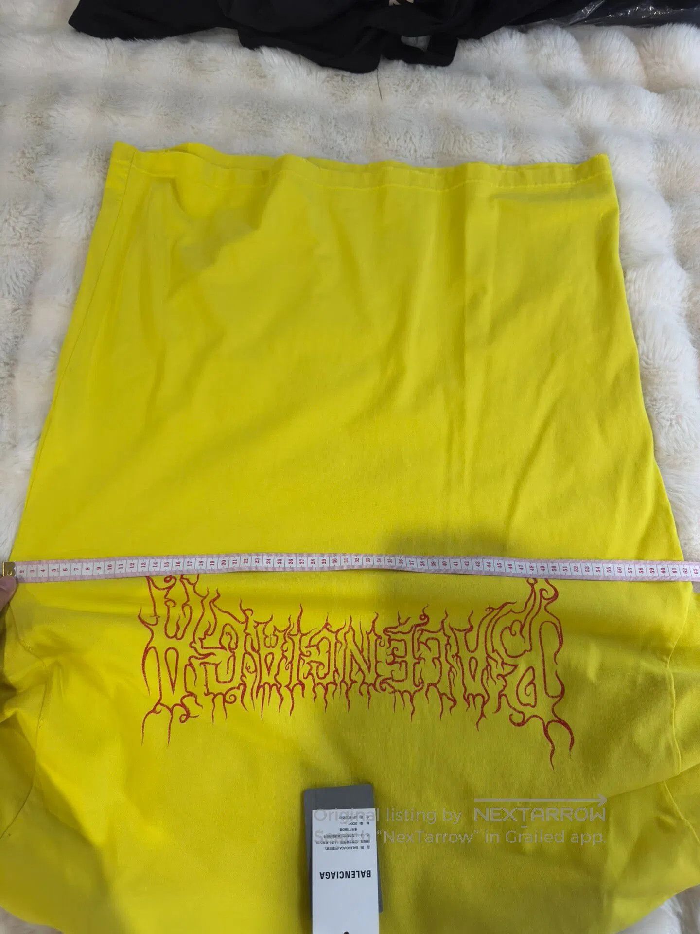 Balenciaga Balenciaga Flame Logo Short-sleeve T-shirt| Size US S / EU 44-46 / 1 - 8 Thumbnail