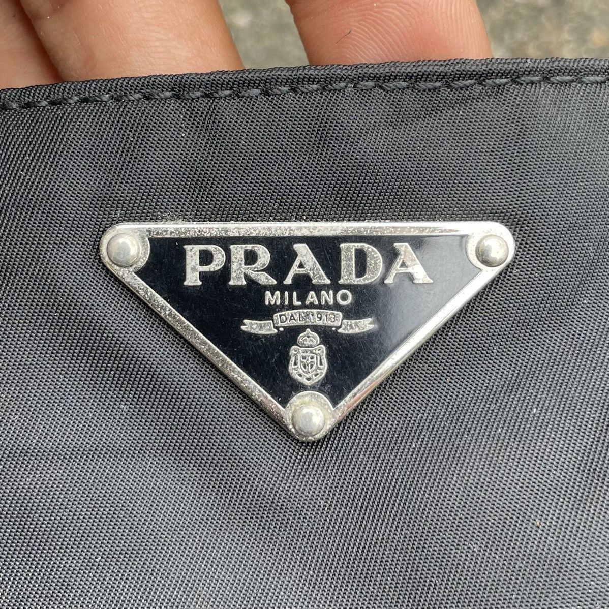 Prada Prada Black Nylon Tote Size ONE SIZE - 16 Thumbnail