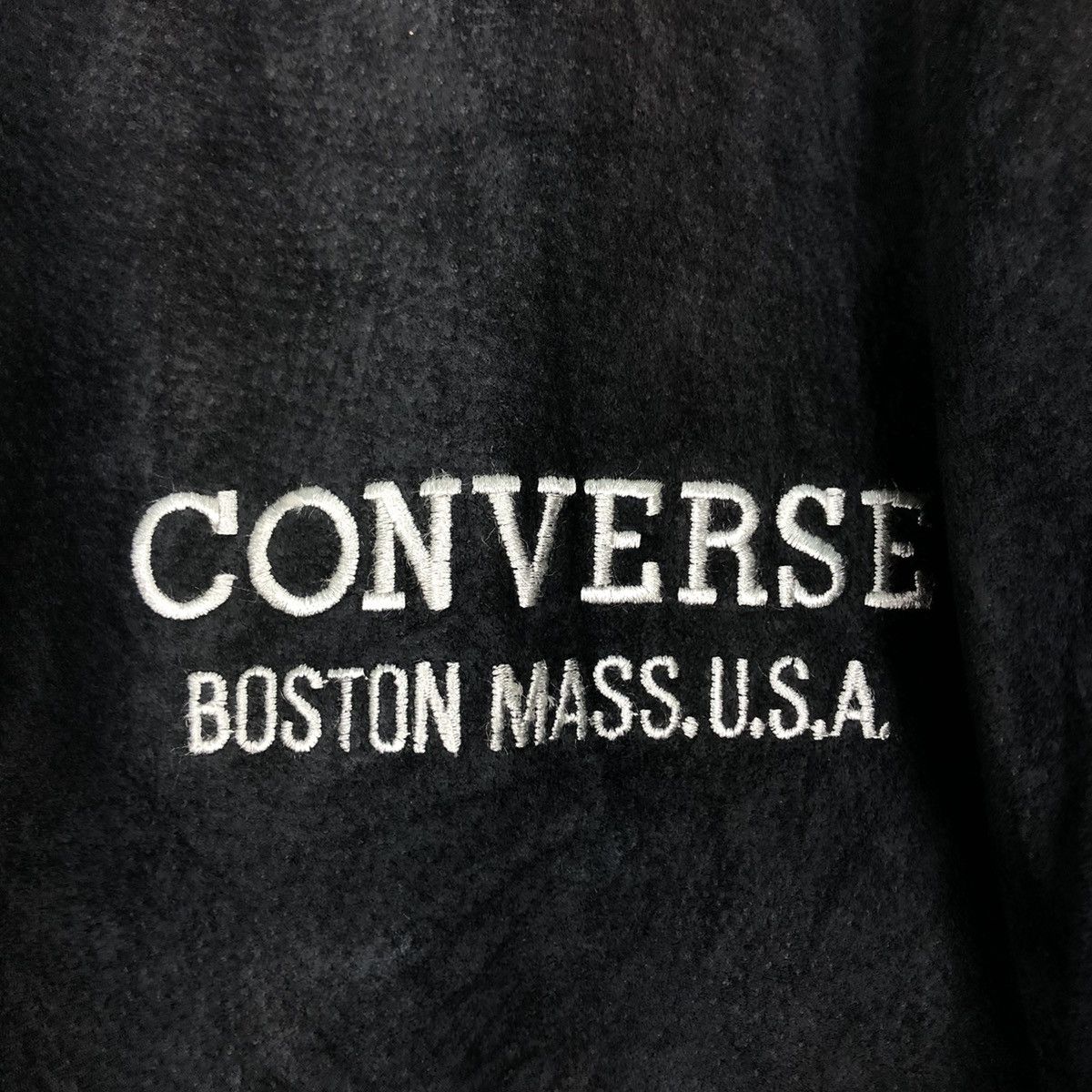 Japanese Brand Vintage Bomber Jacket Leather Converse Boston Mass All Star Size US L / EU 52-54 / 3 - 14 Thumbnail