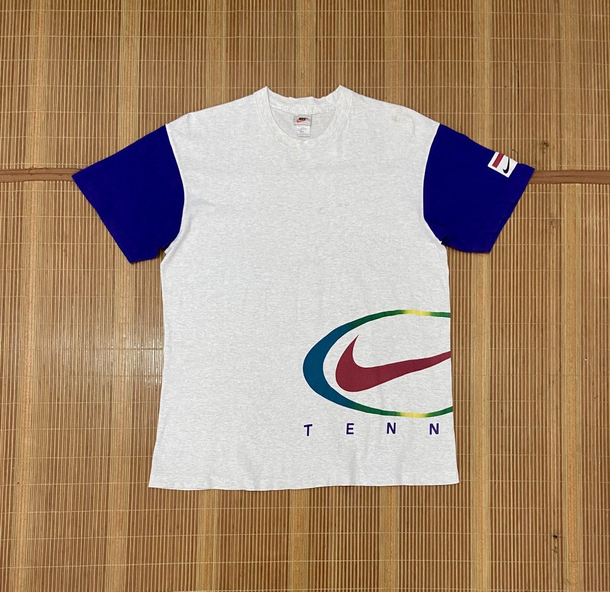 Nike VINTAGE 90s NIKE TENNIS TEE Size US XL / EU 56 / 4 - 1 Thumbnail