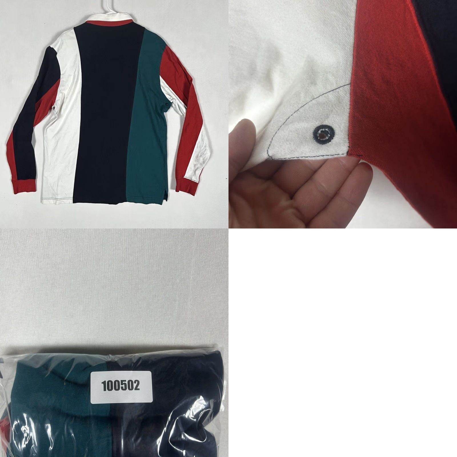 Urban Outfitters Urban Outfitters Long Sleeve Rugby Shirt Mens M Striped Blue Red Polo Style Shirt Size US M / EU 48-50 / 2 - 8 Thumbnail