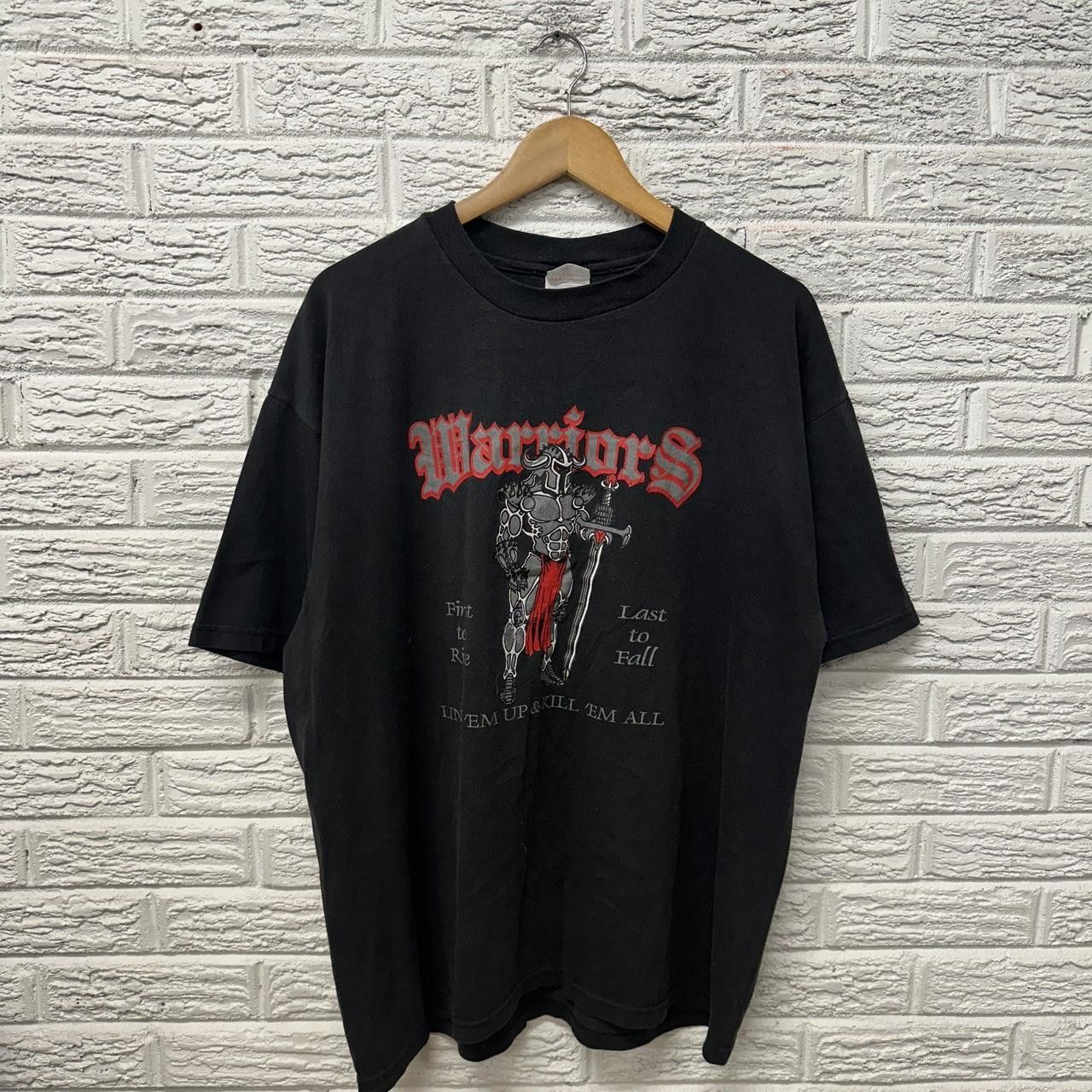 Vintage Vintage Single Stitch Warrior Knight Shirt XL Size US XL / EU 56 / 4 - 2 Thumbnail
