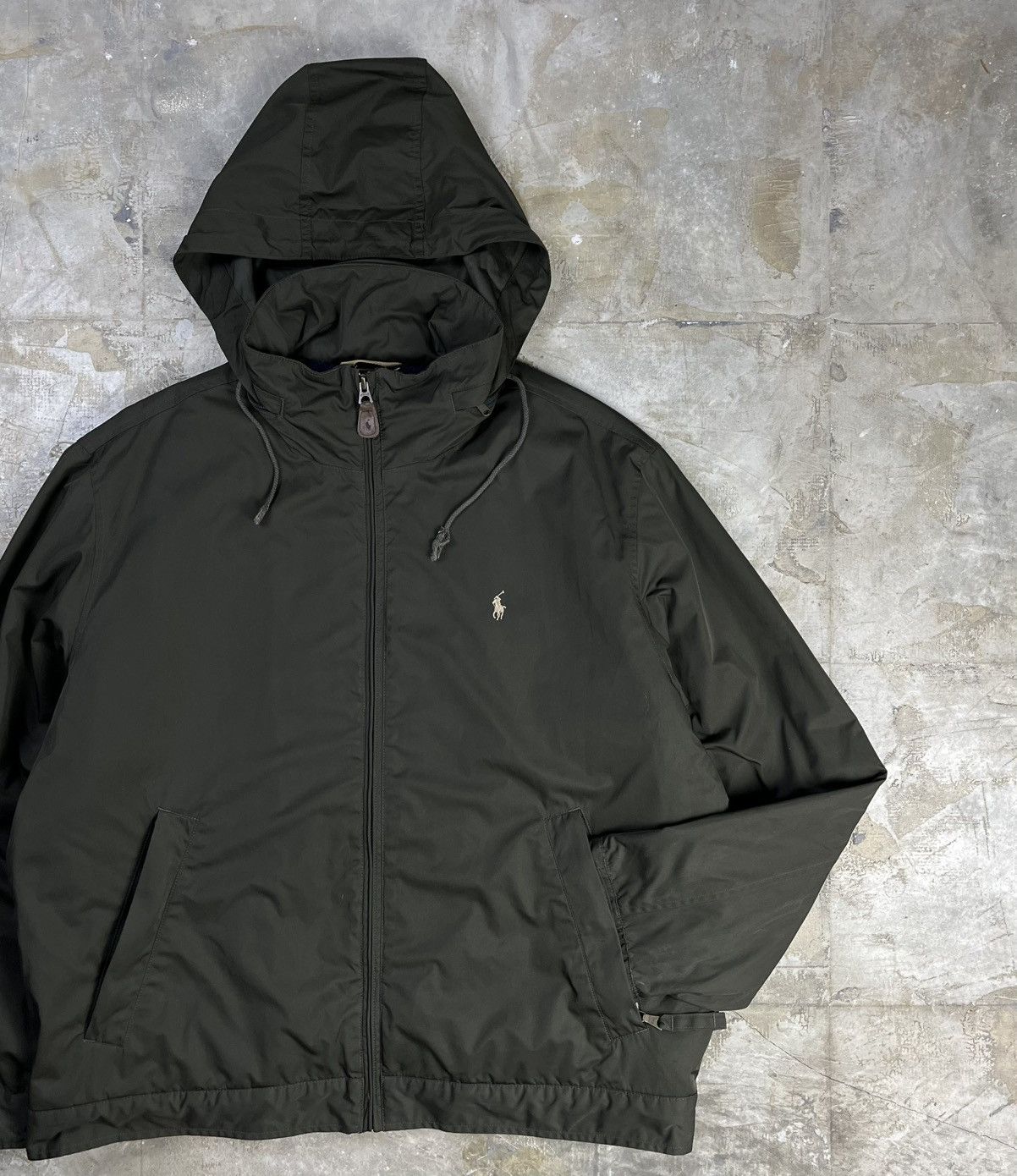 Polo Ralph Lauren Polo Ralph Lauren Fleece-Lined Stowable-Hood Zip Jacket Size US L / EU 52-54 / 3 - 3 Thumbnail
