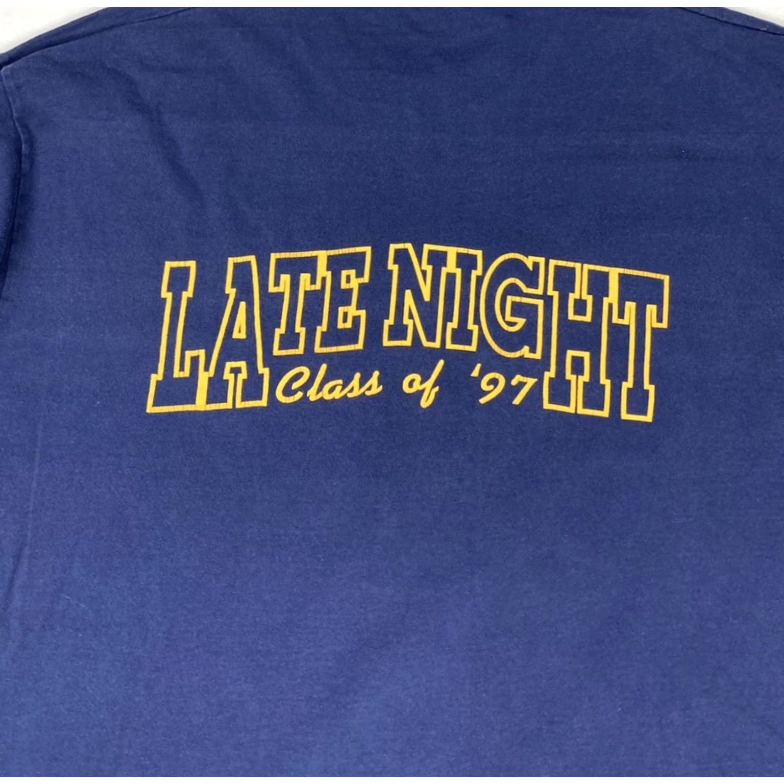 Fruit Of The Loom VINTAGE Fruit of the Loom CLASS OF 1997 Long Sleeve T-Shirt Men XL Blue 90s Graphic Print Crew Neck Size US XL / EU 56 / 4 - 5 Thumbnail