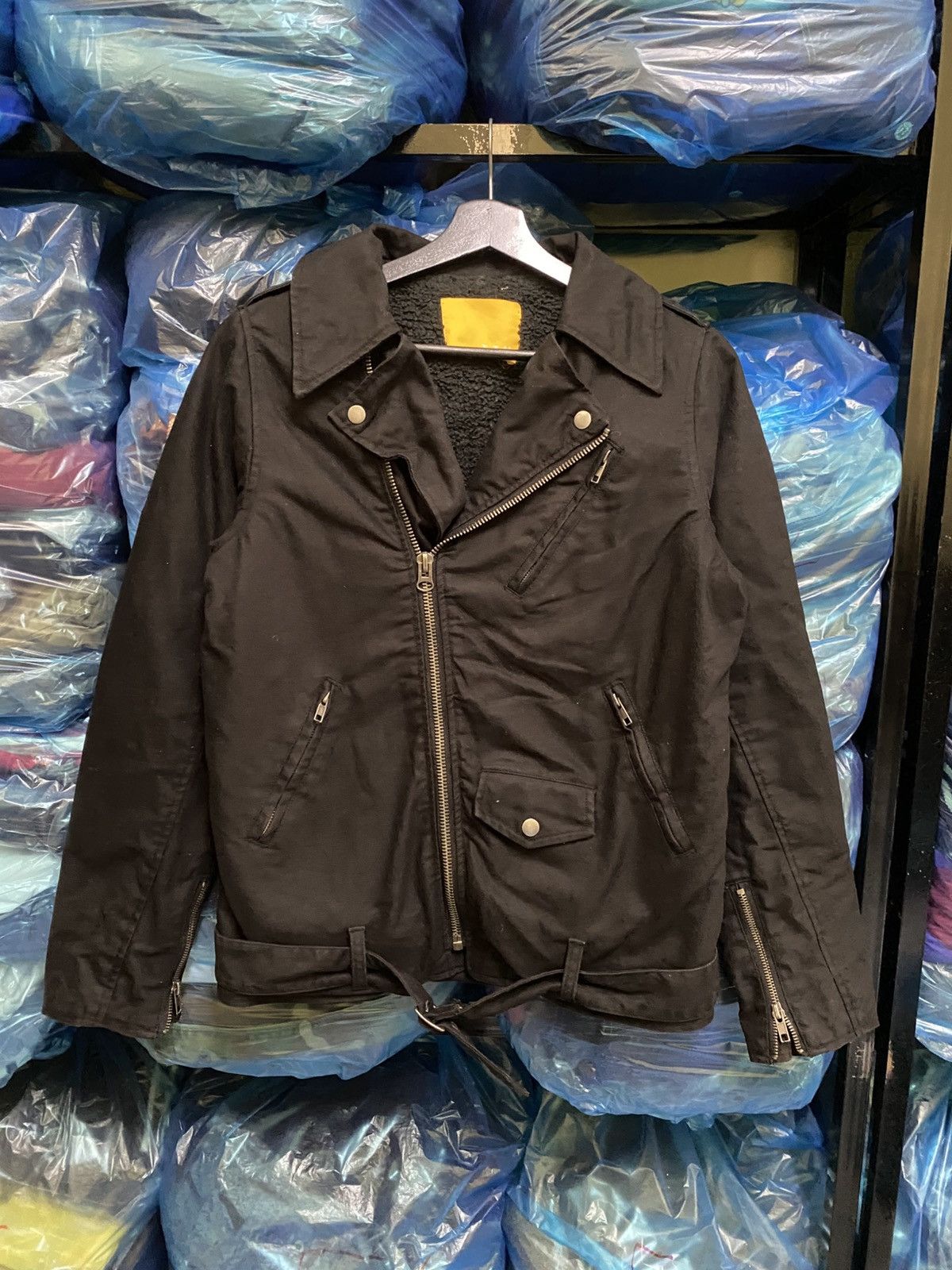 Japanese Brand TTU Black Riders Jacket – Japanese Sherpa-Lined Moto Coat Size US S / EU 44-46 / 1 - 3 Thumbnail