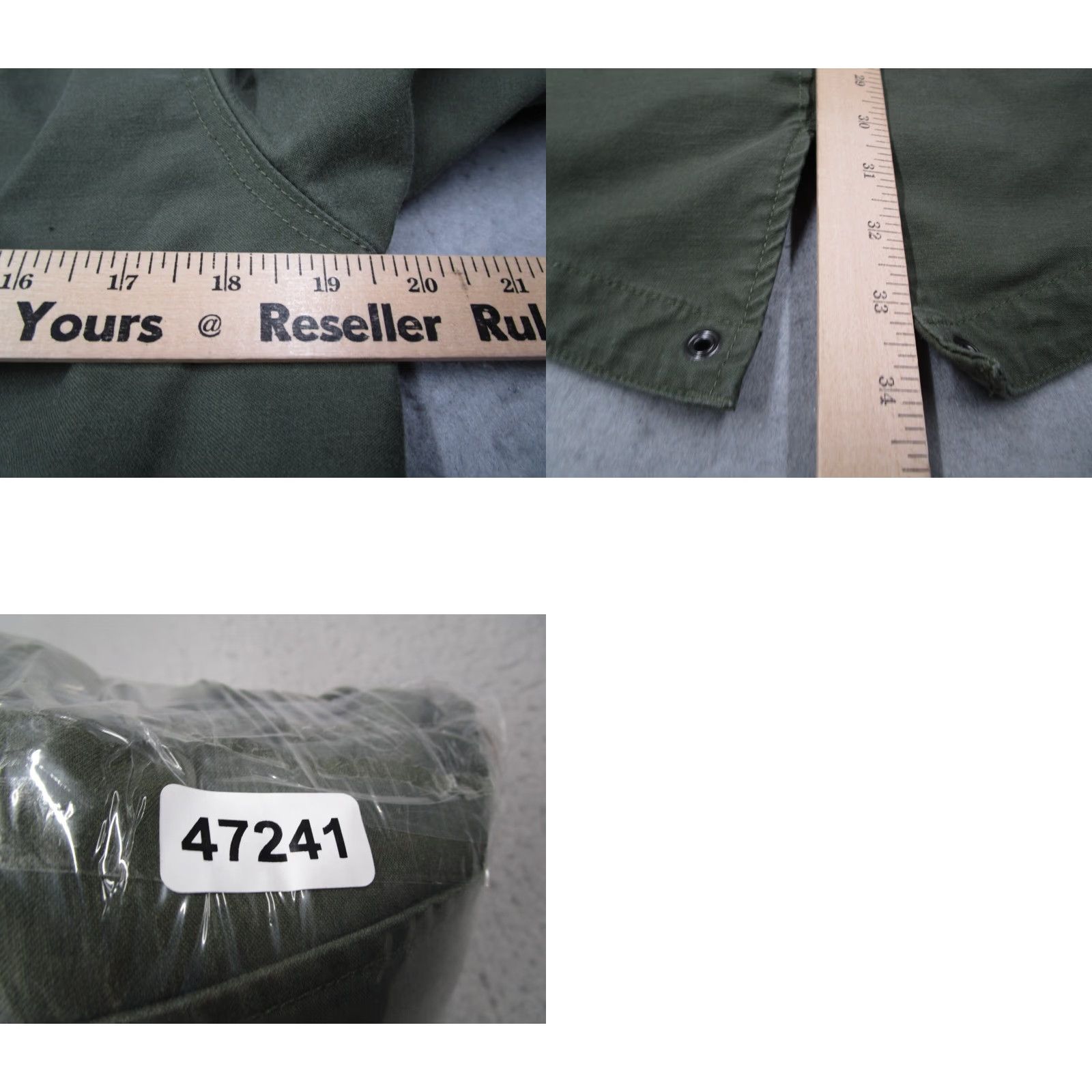 Vintage Alpha Industries Military Jacket Mens Small Green Canvas Full Zip Hooded Parka Size US S / EU 44-46 / 1 - 8 Thumbnail