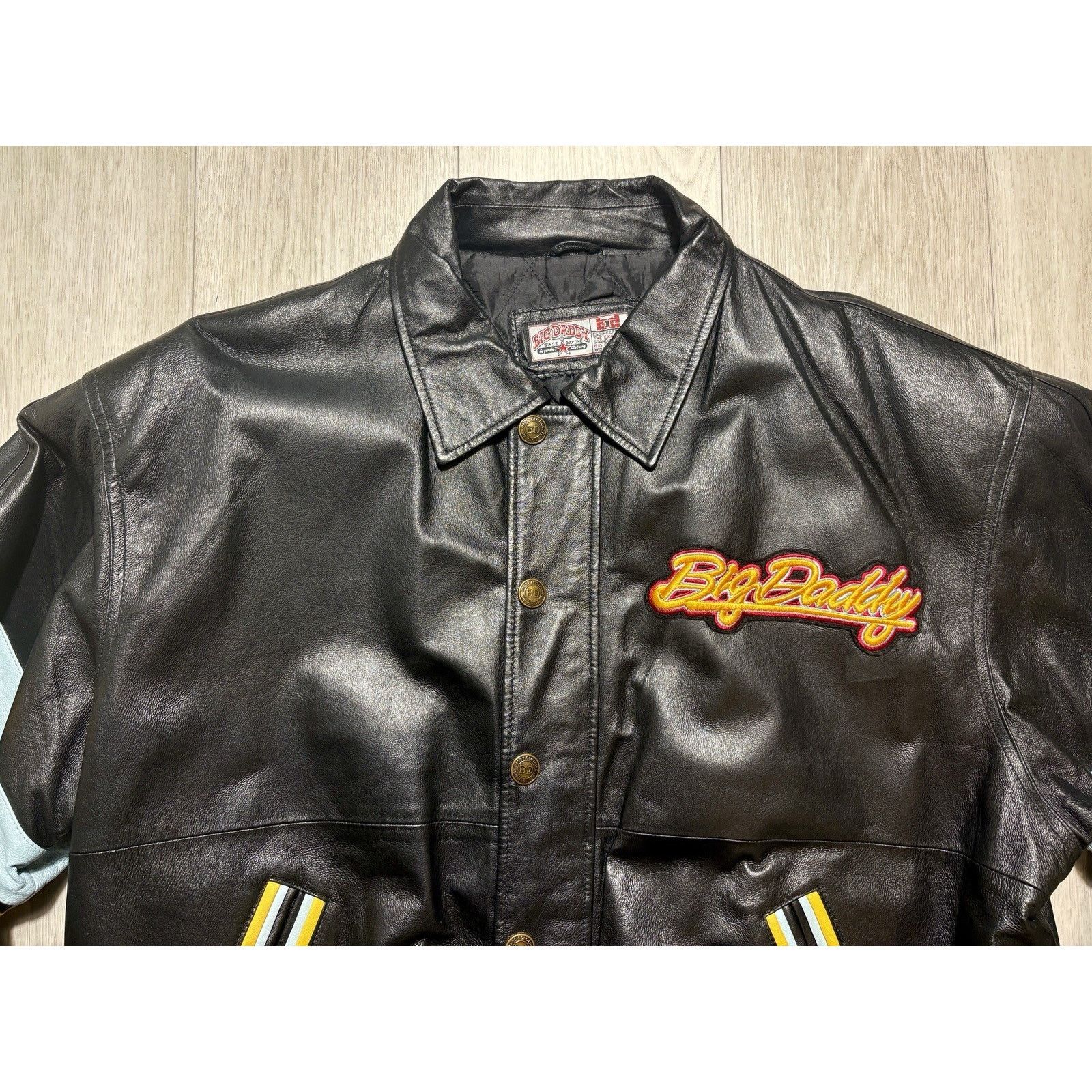 Other Big Daddy Leather Varsity Jacket Oversized Y2K Men’s 3XL Size US XXL / EU 58 / 5 - 6 Thumbnail