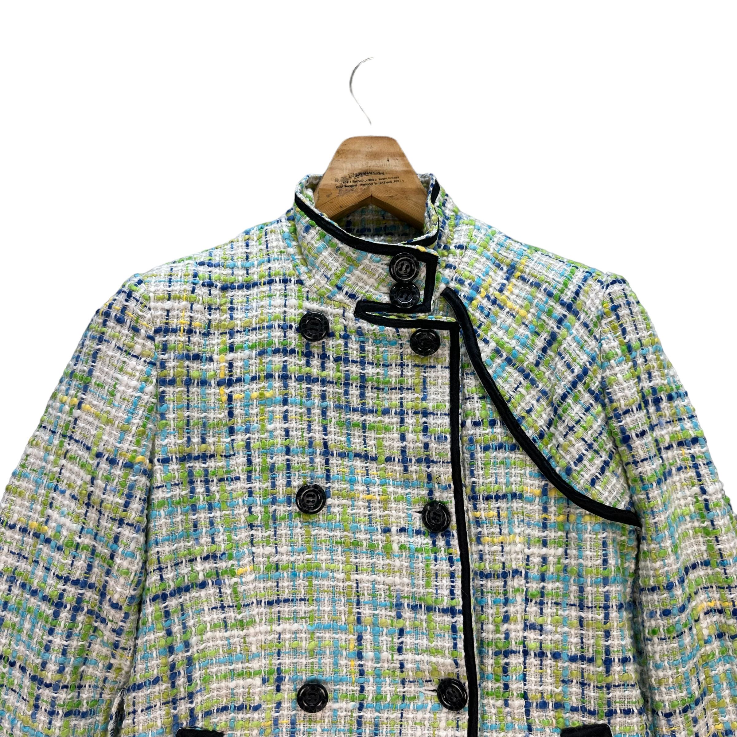 Max Mara MAX MARA DOUBLE BREASTED TWEED COAT #8580-015 Size XS / US 0-2 / IT 36-38 - 2 Thumbnail