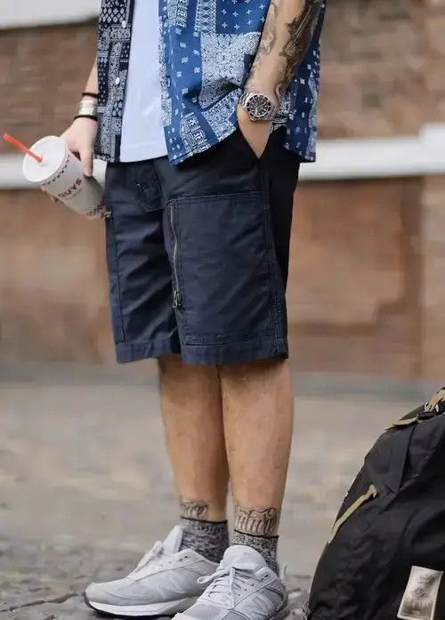 Jean × Other 20SS Indigo Union Japan Navy Military Shorts Size US 34 / EU 50 - 2 Thumbnail
