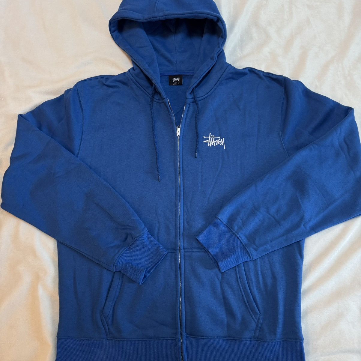 Stussy Stussy Basic Zip Up Hoodie Size US XXL / EU 58 / 5 - 2 Thumbnail